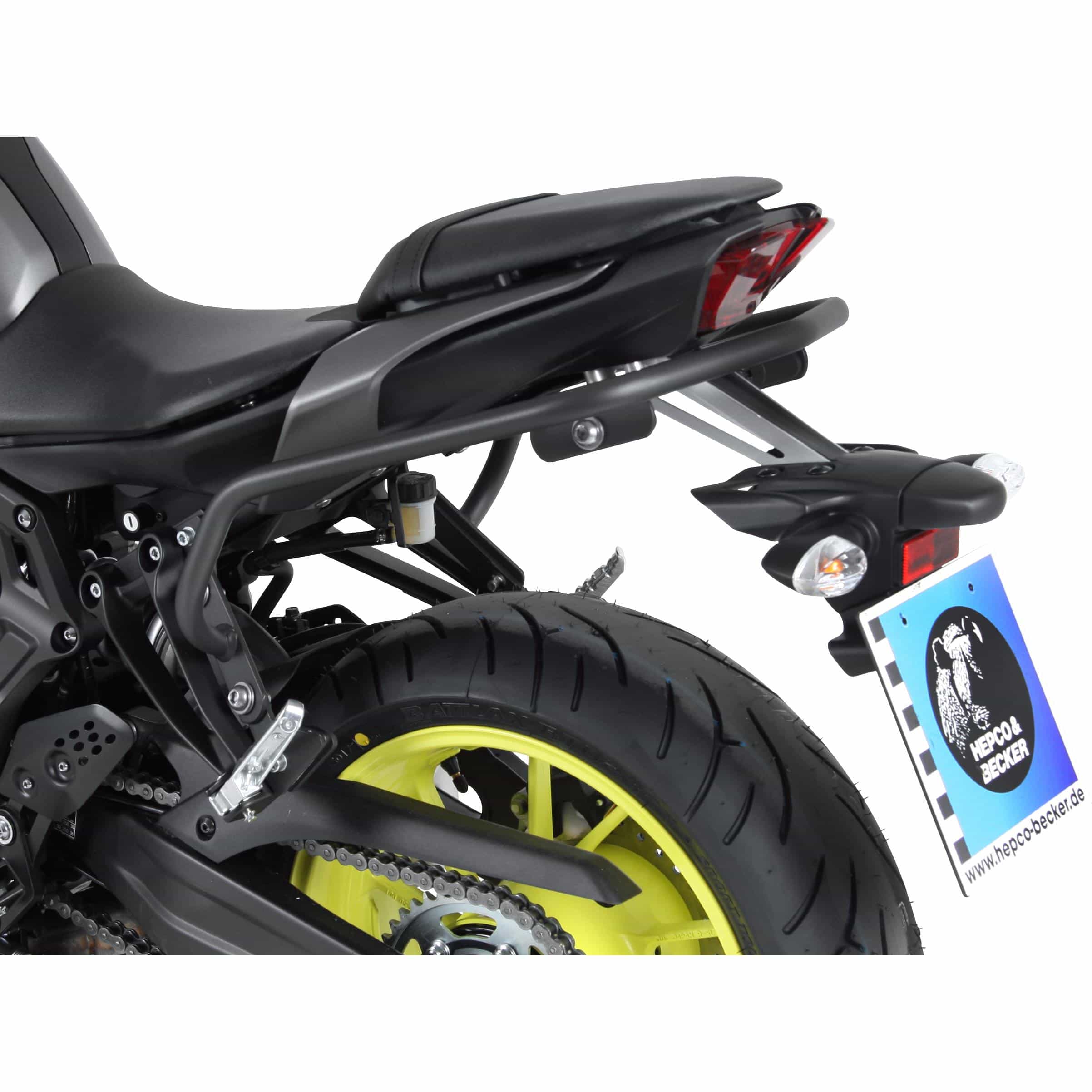 Hepco & Becker Heckschutzbügel Lock-it anthrazit für Yamaha MT-07 2018-2020 - Motorradteile & Ersatzteile - Anbauteile