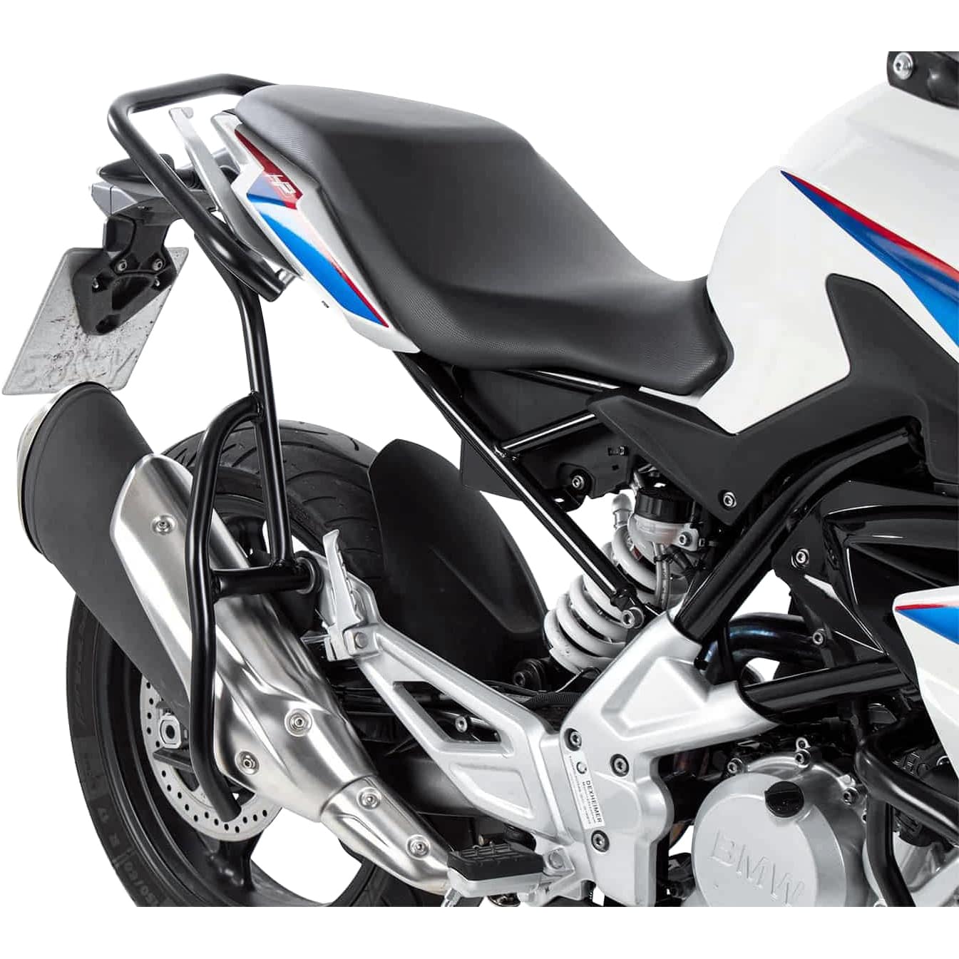 Hepco & Becker Heckschutzbügel Zusatzbügel Auspuff für BMW G 310 R - Motorradteile & Ersatzteile - Anbauteile