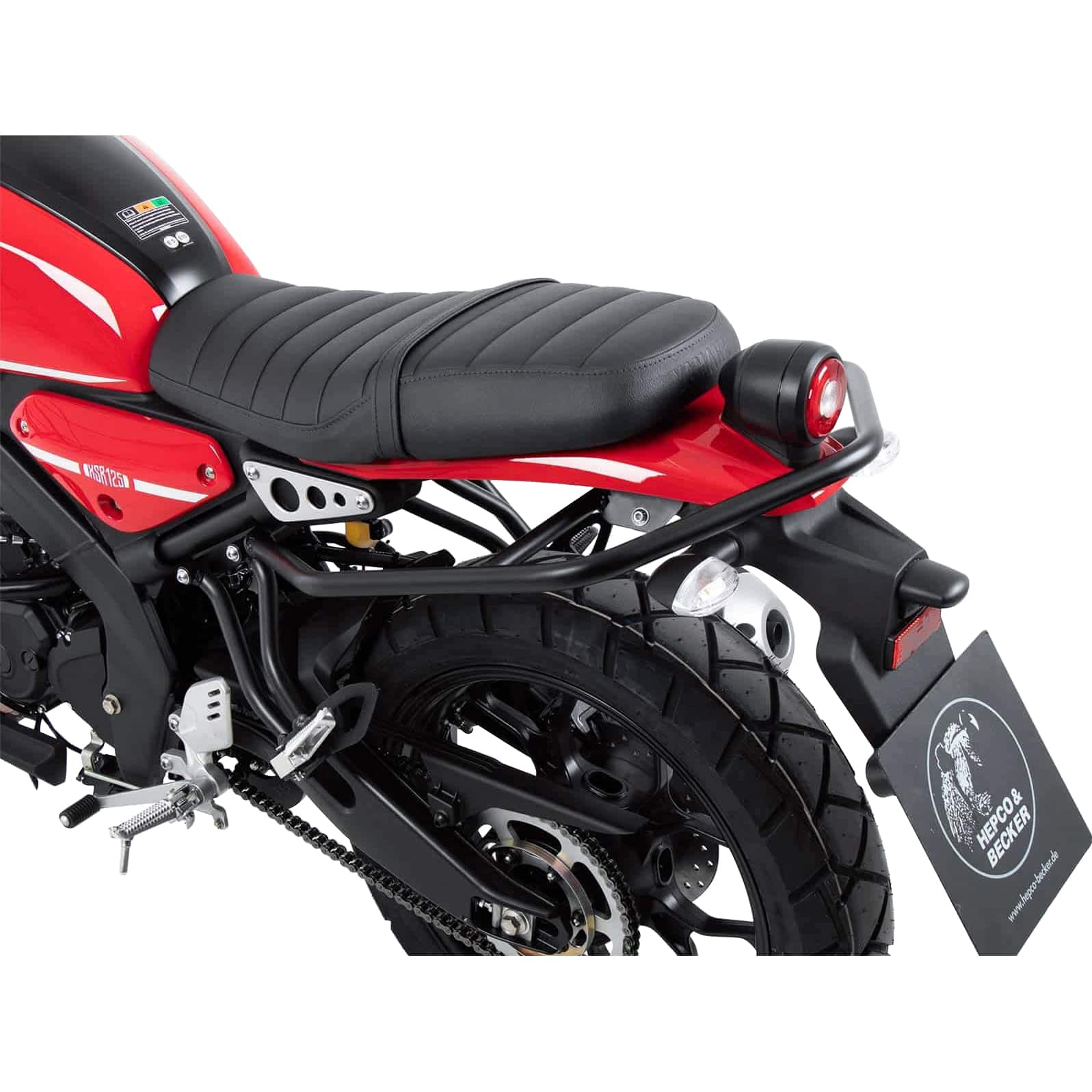Hepco & Becker Heckschutzbügel schwarz für Yamaha XSR 125 - Motorradteile & Ersatzteile - Anbauteile