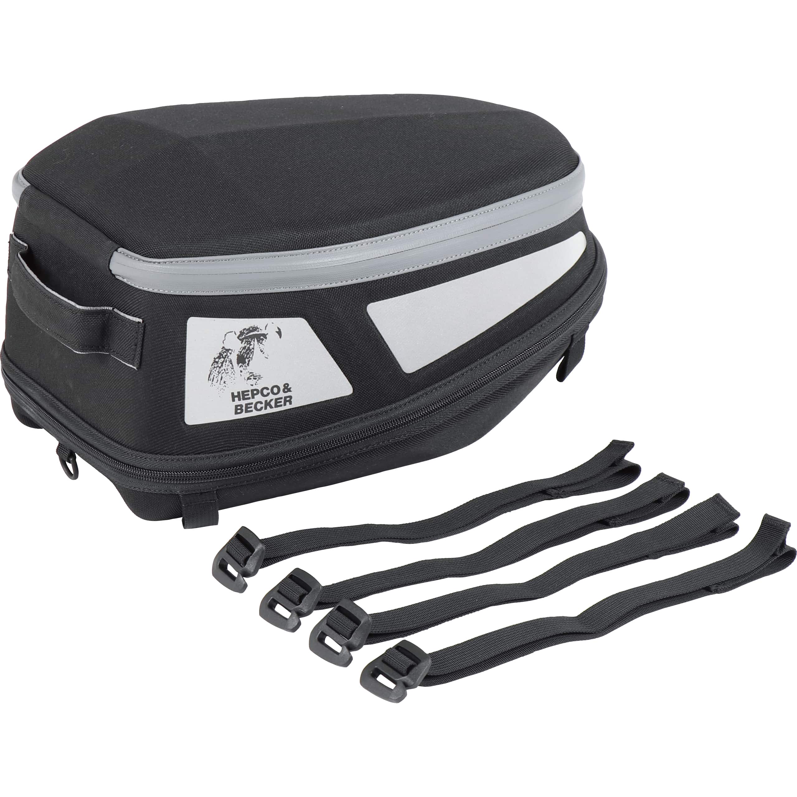 Hepco & Becker Hecktasche Royster Sport 11-15 Liter schwarz/grau - Motorradzubehör - Motorradgepäck