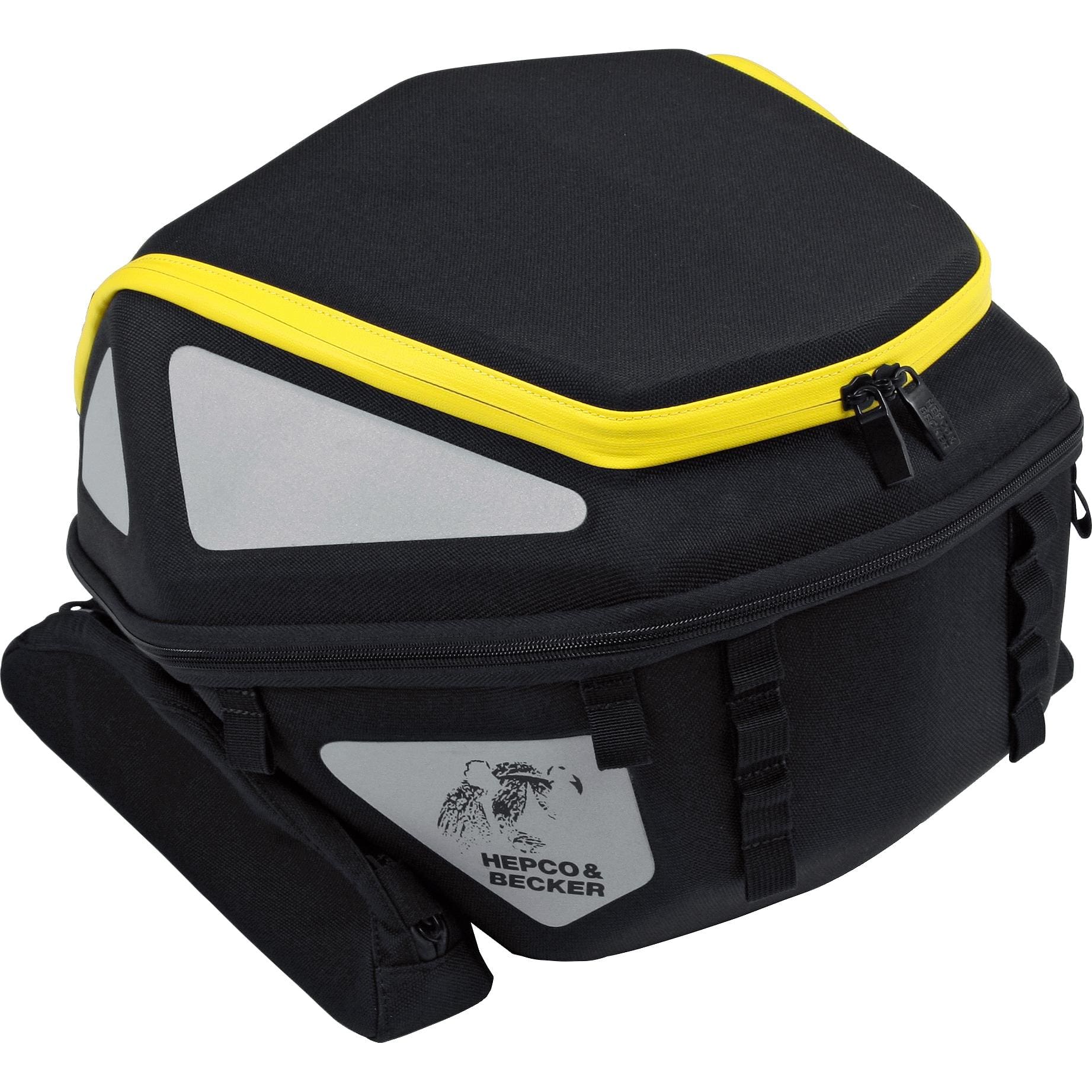 Hepco & Becker Hecktasche Royster wasserdicht 27-32 Liter schwarz/gelb - Motorradzubehör - Motorradgepäck