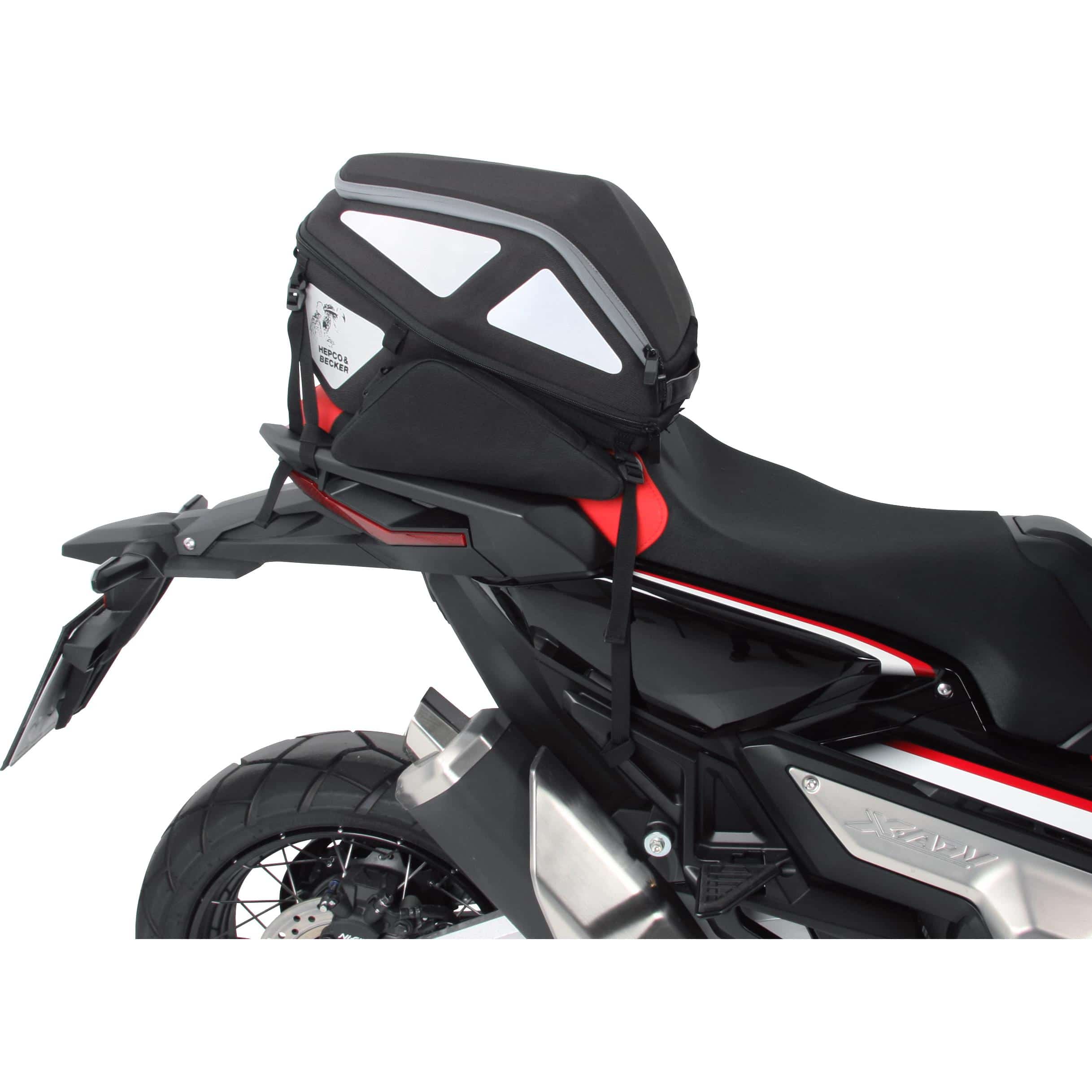 Hepco & Becker Hecktasche Royster wasserdicht 27-32 Liter schwarz/grau - Motorradzubehör - Motorradgepäck