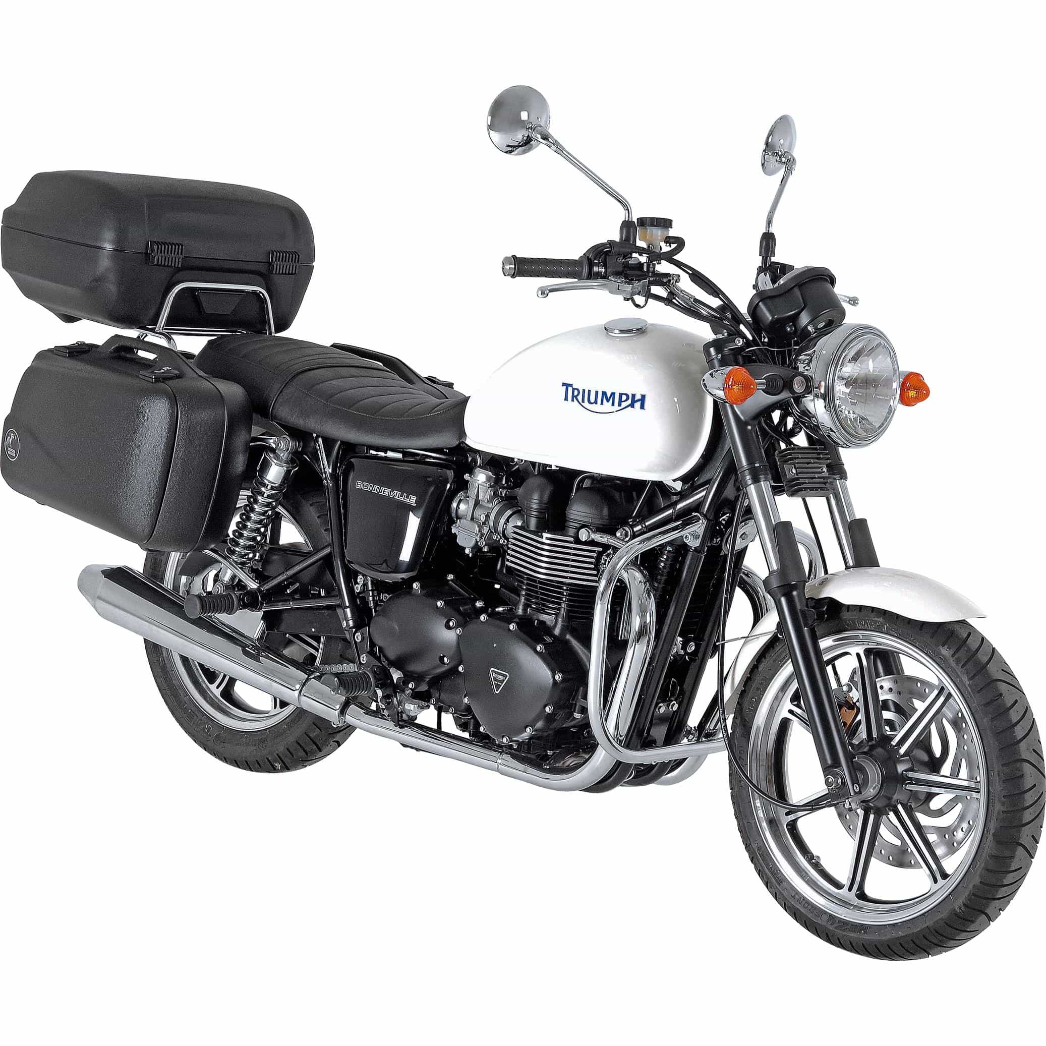 Hepco & Becker Komplett-Kofferträger chrom für Triumph Bonneville 2002-2016 - Motorradzubehör - Motorradgepäck