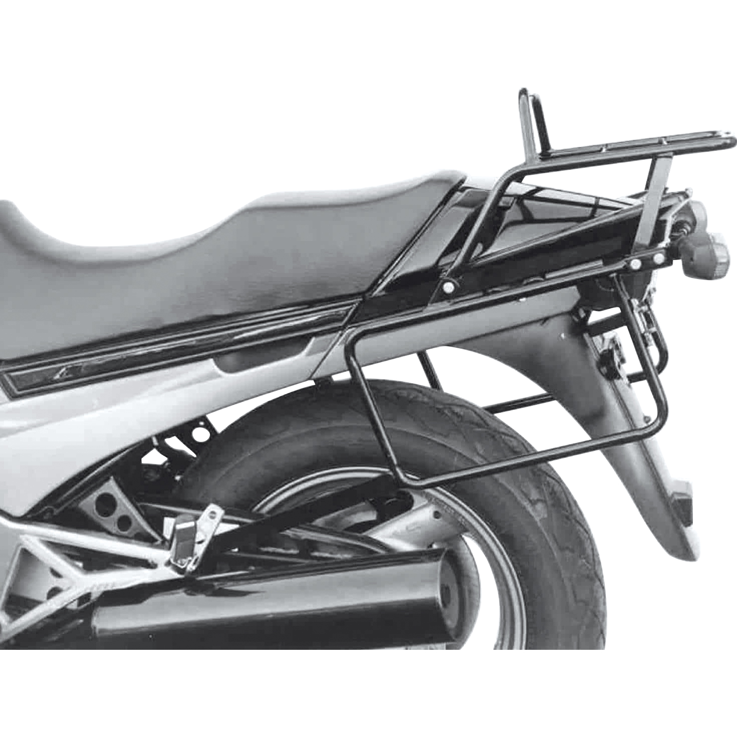 Hepco & Becker Komplett-Kofferträger schwarz für Yamaha FJ 1200/A 1991-1995 - Motorradzubehör - Motorradgepäck