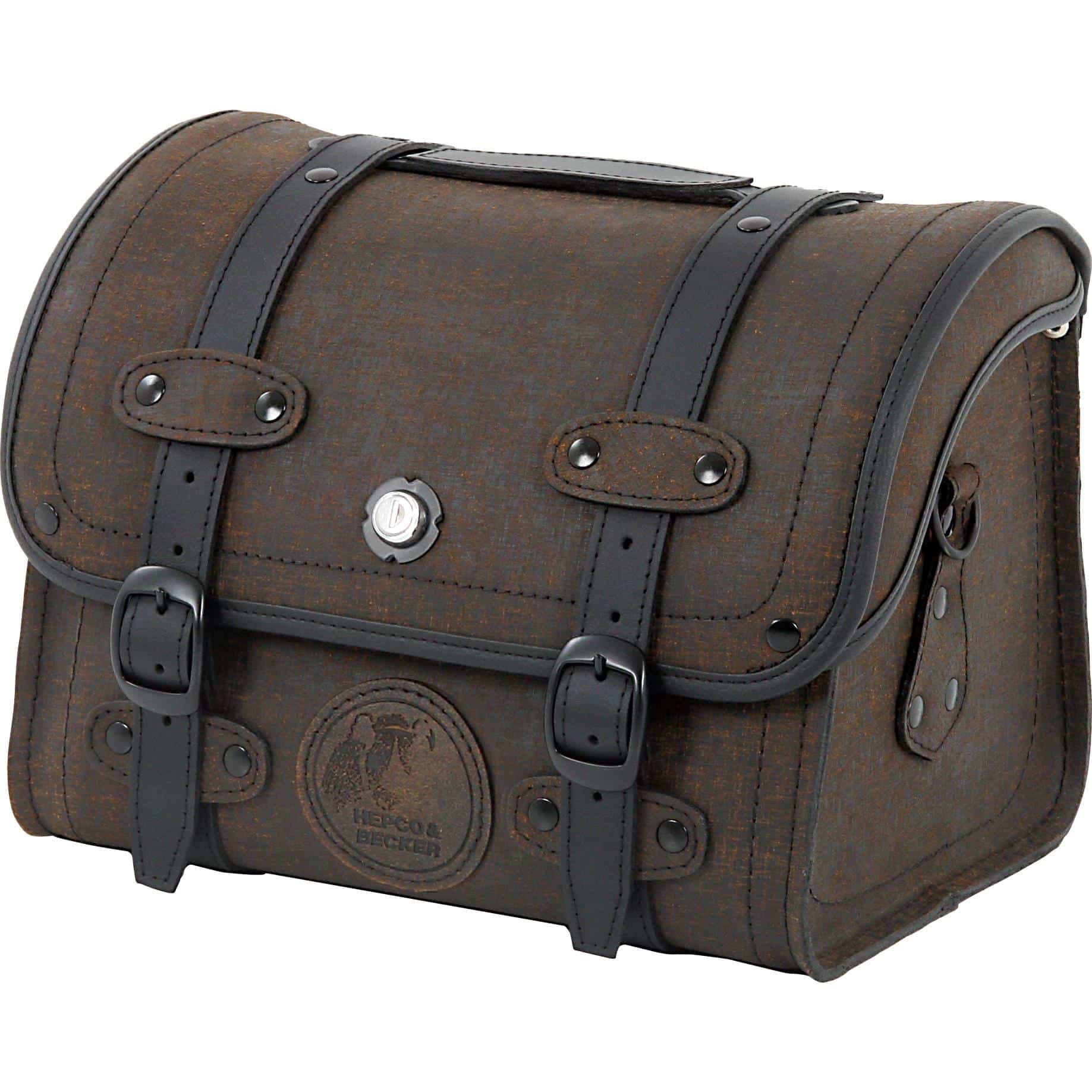Hepco & Becker Lederhecktasche Smallbag Rugged 19 Liter braun - Motorradzubehör - Motorradgepäck