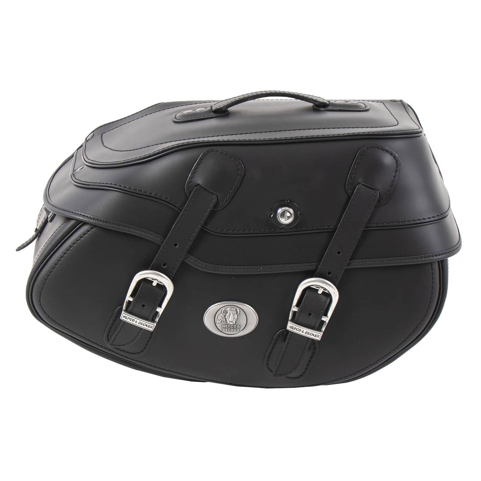 Hepco & Becker Ledersatteltasche Buffalo Big für C-Bow rechts 27 Liter - Motorradzubehör - Motorradgepäck
