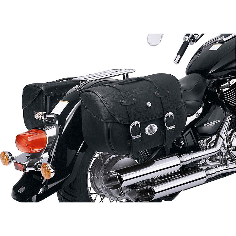Hepco & Becker Ledersatteltaschenpaar Liberty Big 46 Liter schwarz - Motorradzubehör - Motorradgepäck