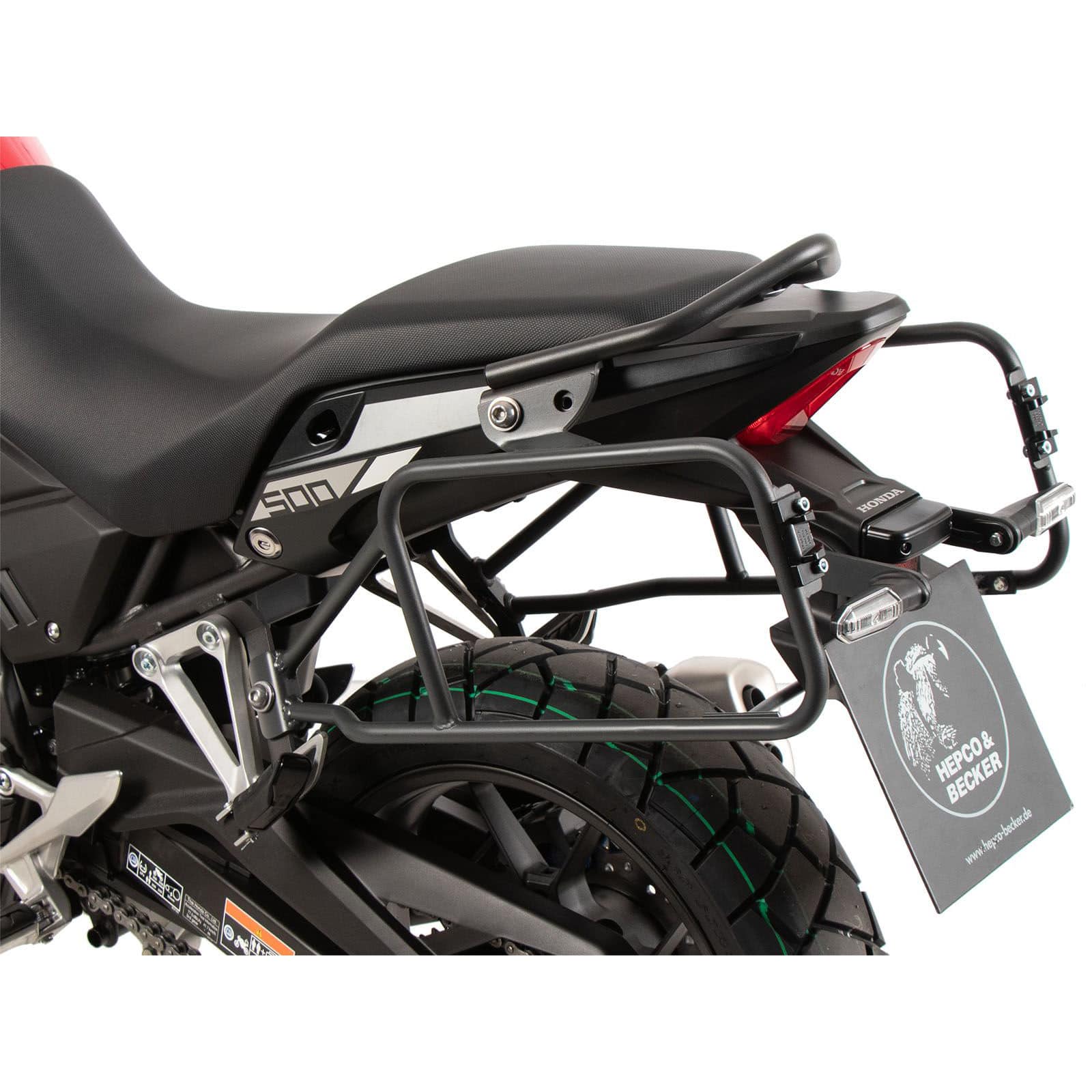 Hepco & Becker Lock-it Seitenkofferträger anthrazit für Honda NX 500 - Motorradzubehör - Motorradgepäck