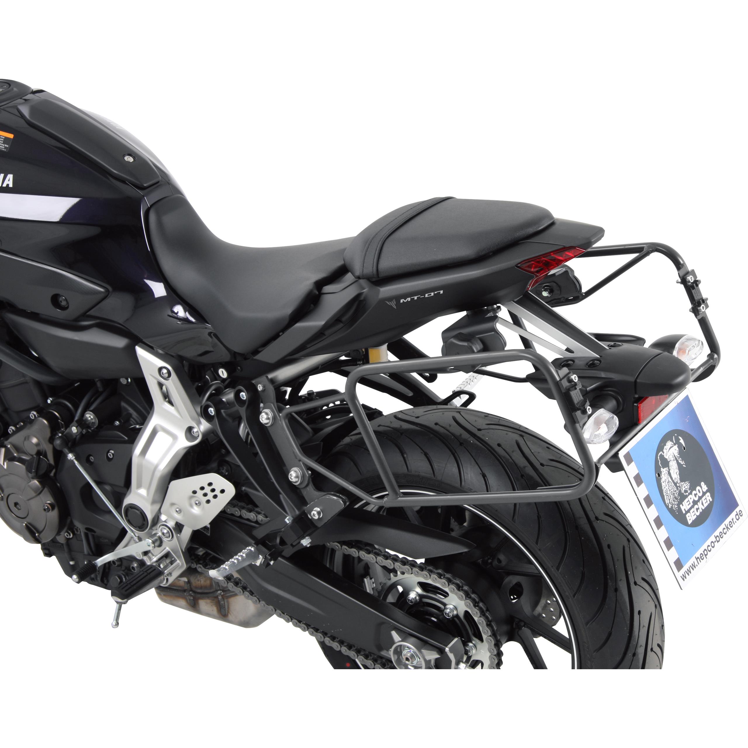 Hepco & Becker Lock-it Seitenkofferträger anthrazit für MT-07 2014-2017 - Motorradzubehör - Motorradgepäck