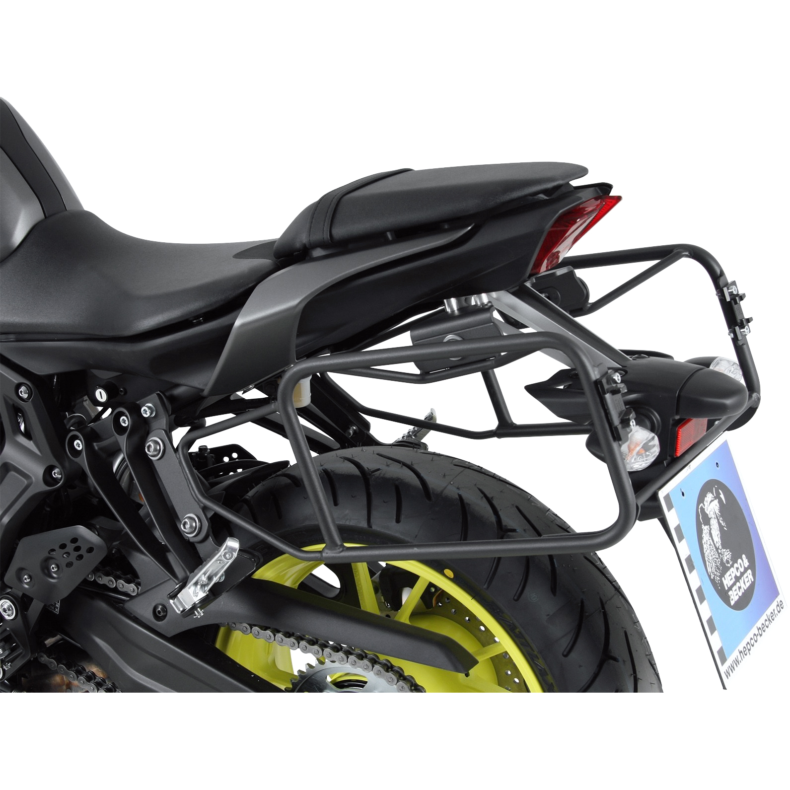 Hepco & Becker Lock-it Seitenkofferträger anthrazit für Yamaha MT-07 2021- - Motorradzubehör - Motorradgepäck