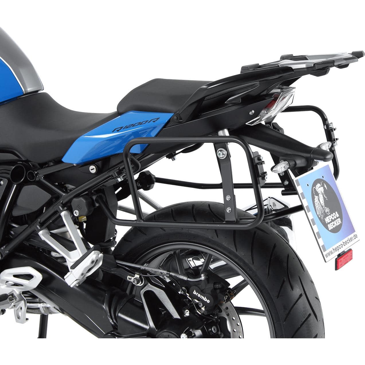 Hepco & Becker Lock-it Seitenkofferträger schwarz für BMW R 1200 R LC 2015- - Motorradzubehör - Motorradgepäck