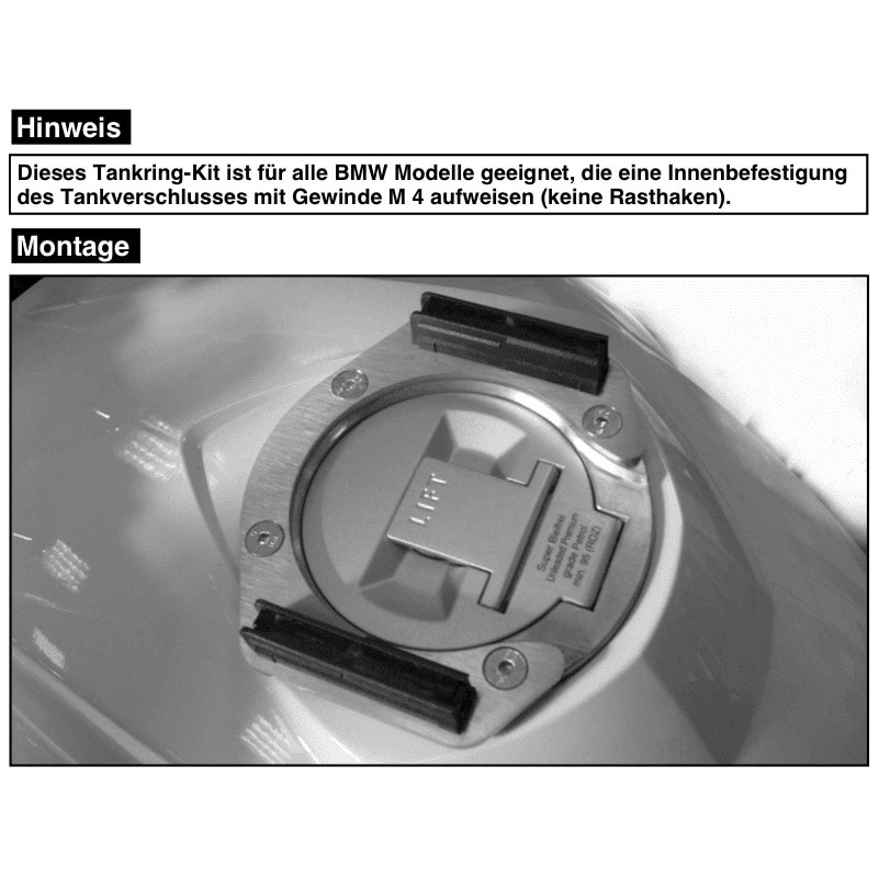 Hepco & Becker Lock-it Tankring Basic für BMW S 1000 R 2014-2020 - Motorradzubehör - Motorradgepäck