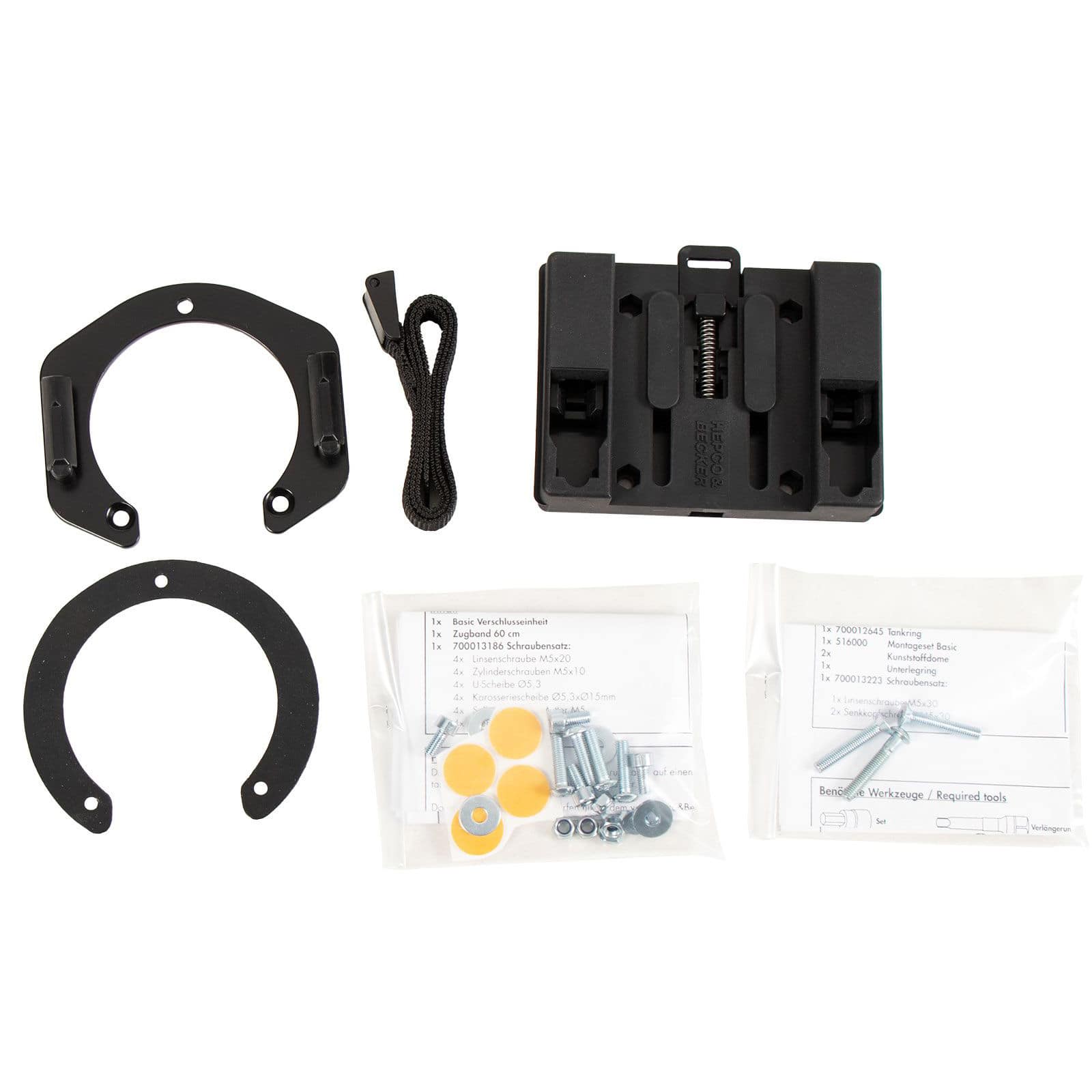 Hepco & Becker Lock-it Tankring Basic für GSF 650 Bandit /S ABS 2007-2008 - Motorradzubehör - Motorradgepäck