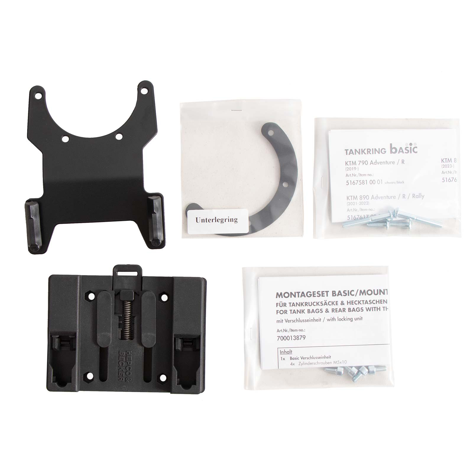 Hepco & Becker Lock-it Tankring Basic für KTM 790 Adventure 2024- - Motorradzubehör - Motorradgepäck