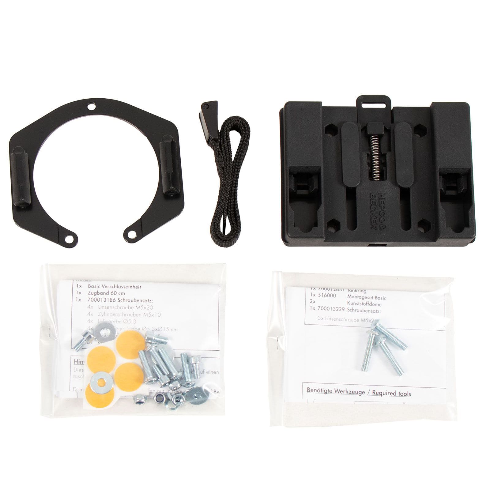 Hepco & Becker Lock-it Tankring Basic für KTM 890 Duke R - Motorradzubehör - Motorradgepäck