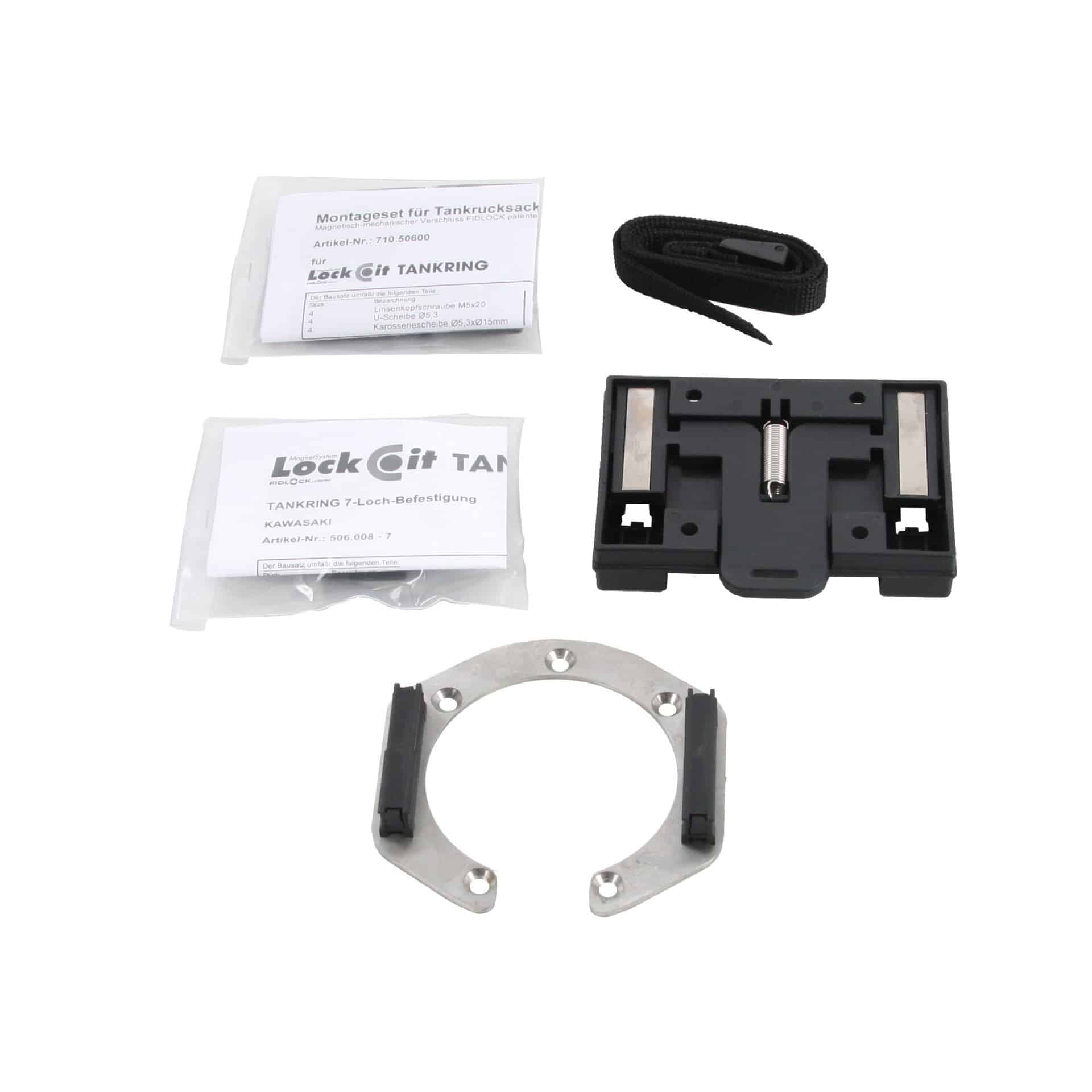 Hepco & Becker Lock-it Tankring Basic für Kawasaki GPX 750 R - Motorradzubehör - Motorradgepäck