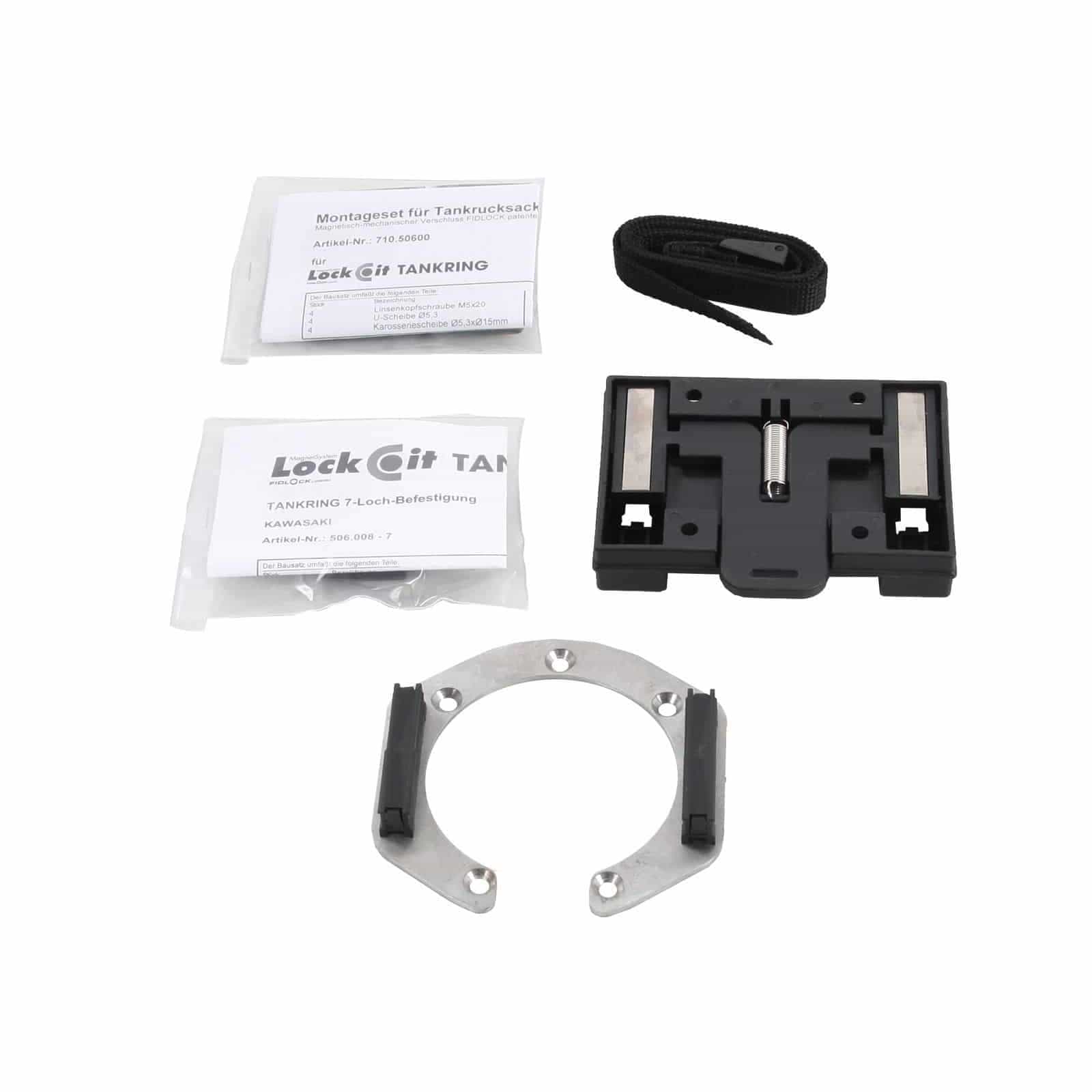 Hepco & Becker Lock-it Tankring Basic für Kawasaki KLE 500 1991-2007 - Motorradzubehör - Motorradgepäck