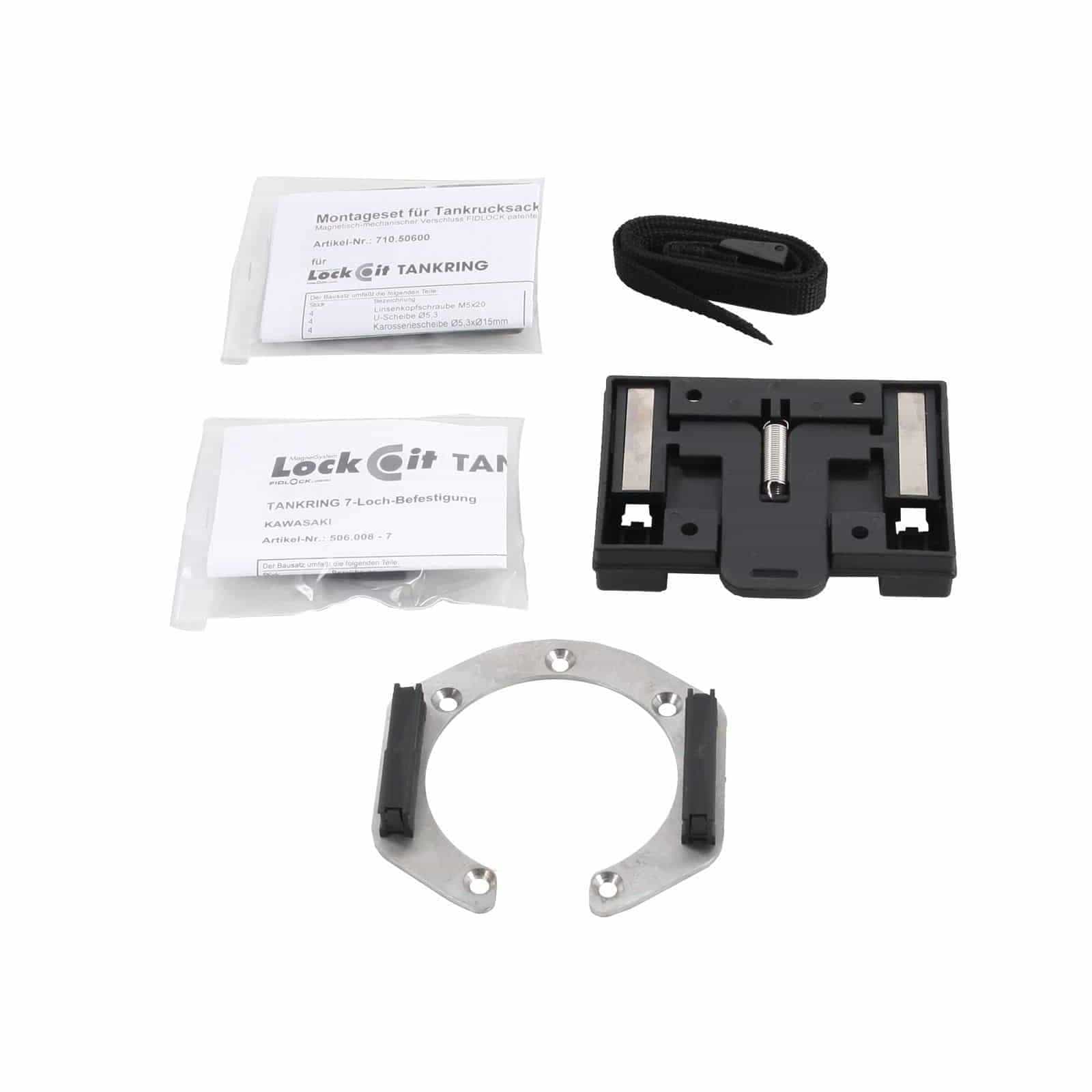 Hepco & Becker Lock-it Tankring Basic für Kawasaki ZR-7 /S - Motorradzubehör - Motorradgepäck