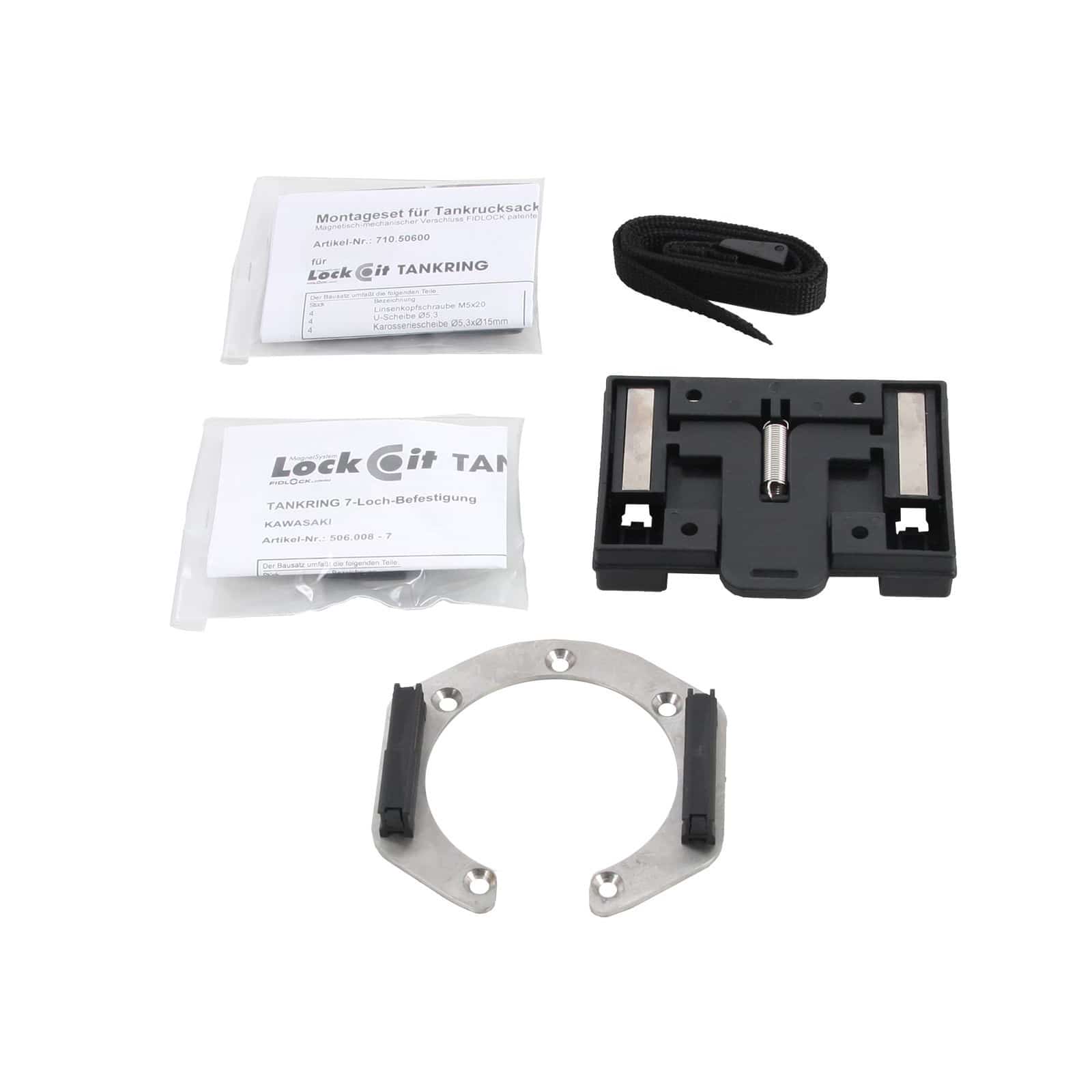 Hepco & Becker Lock-it Tankring Basic für Kawasaki ZRX 1100 - Motorradzubehör - Motorradgepäck