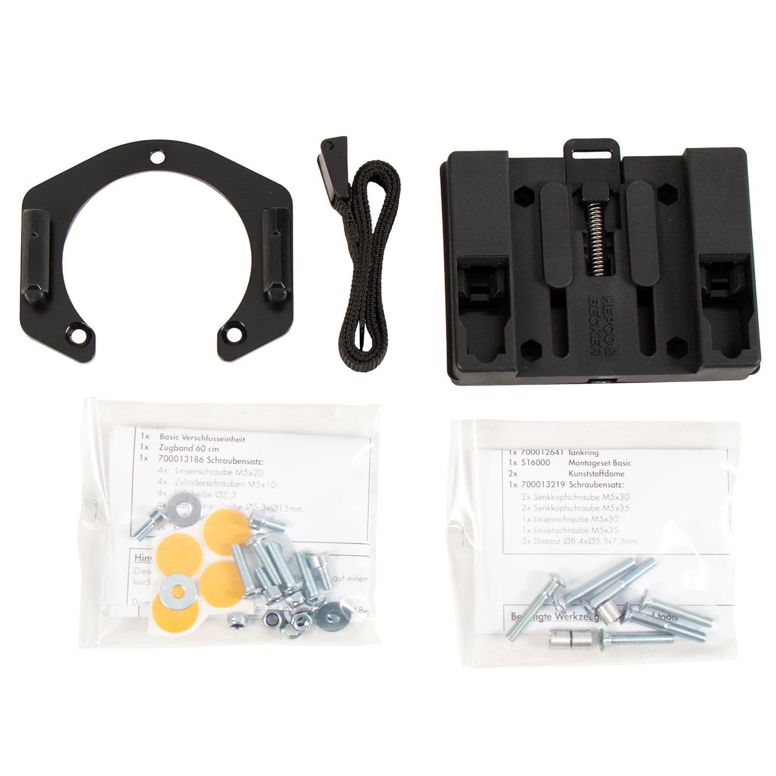 Hepco & Becker Lock-it Tankring Basic für Yamaha FZ 6 /Fazer 2004-2006 - Motorradzubehör - Motorradgepäck