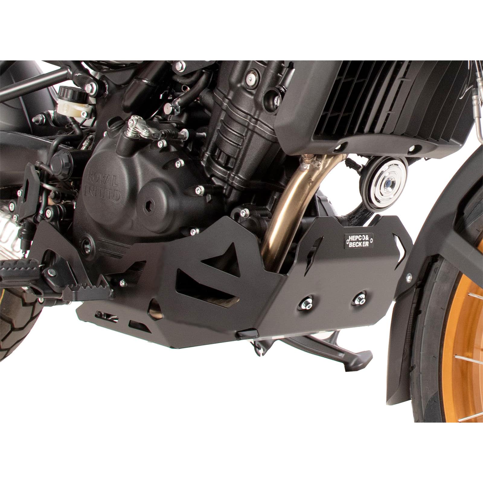 Hepco & Becker Motorschutz Alu schwarz für Royal Enfield Himalayan 450 - Motorradteile & Ersatzteile - Verkleidungen & Abdeckungen