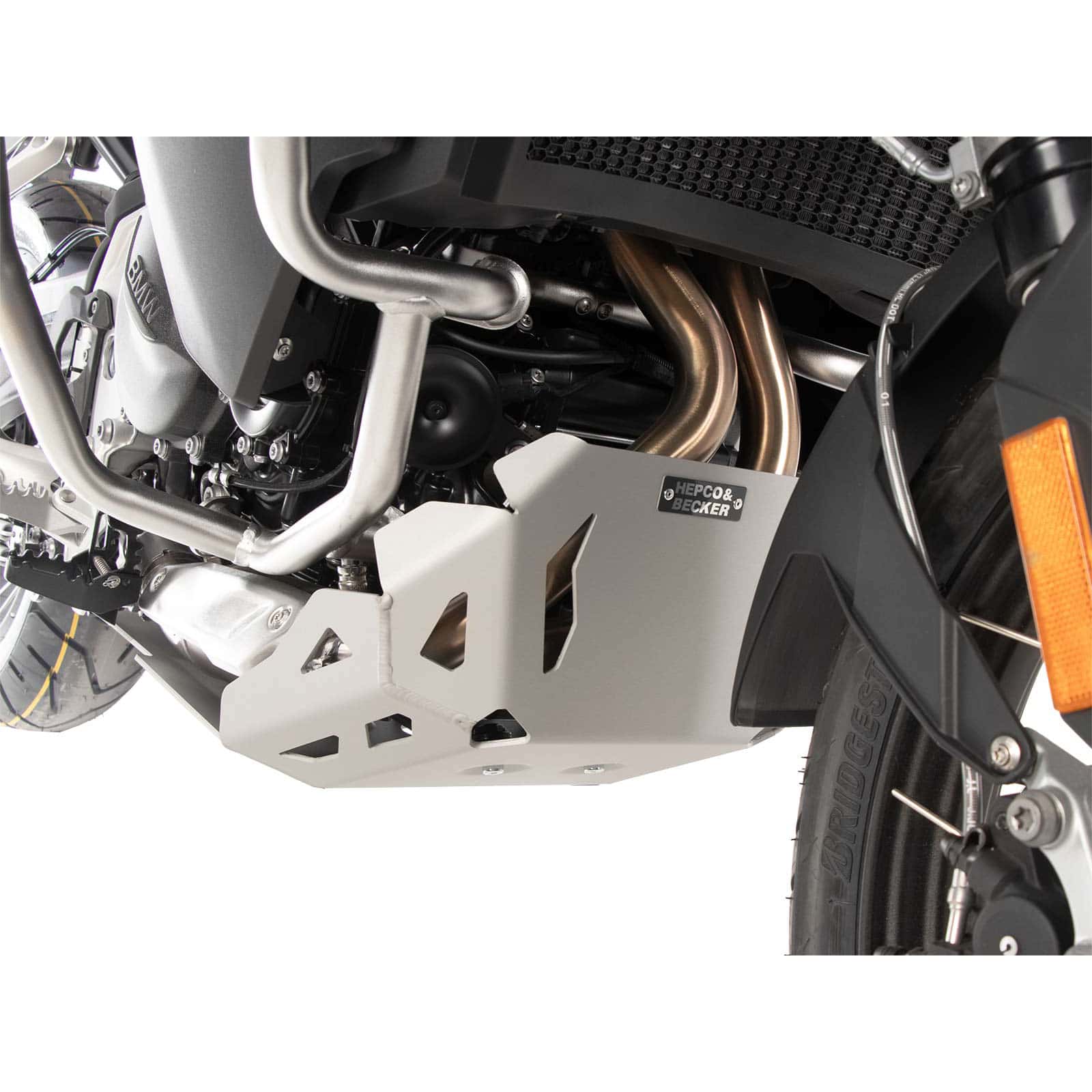 Hepco & Becker Motorschutz Alu silber für BMW F 900 GS Adventure - Motorradteile & Ersatzteile - Verkleidungen & Abdeckungen