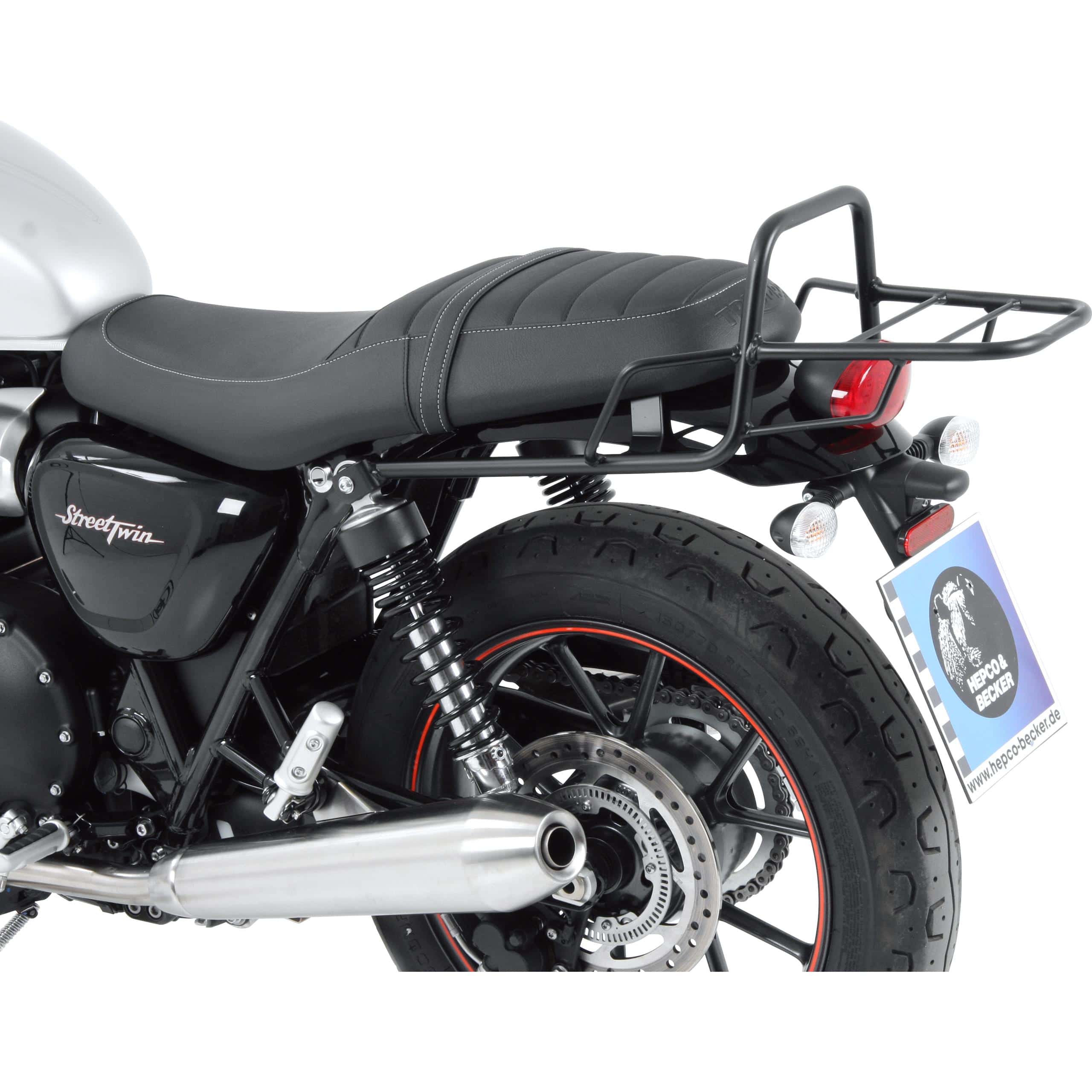 Hepco & Becker Rohrgepäckbrücke TC schwarz für Street/Speed Twin 900 - Motorradzubehör - Motorradgepäck