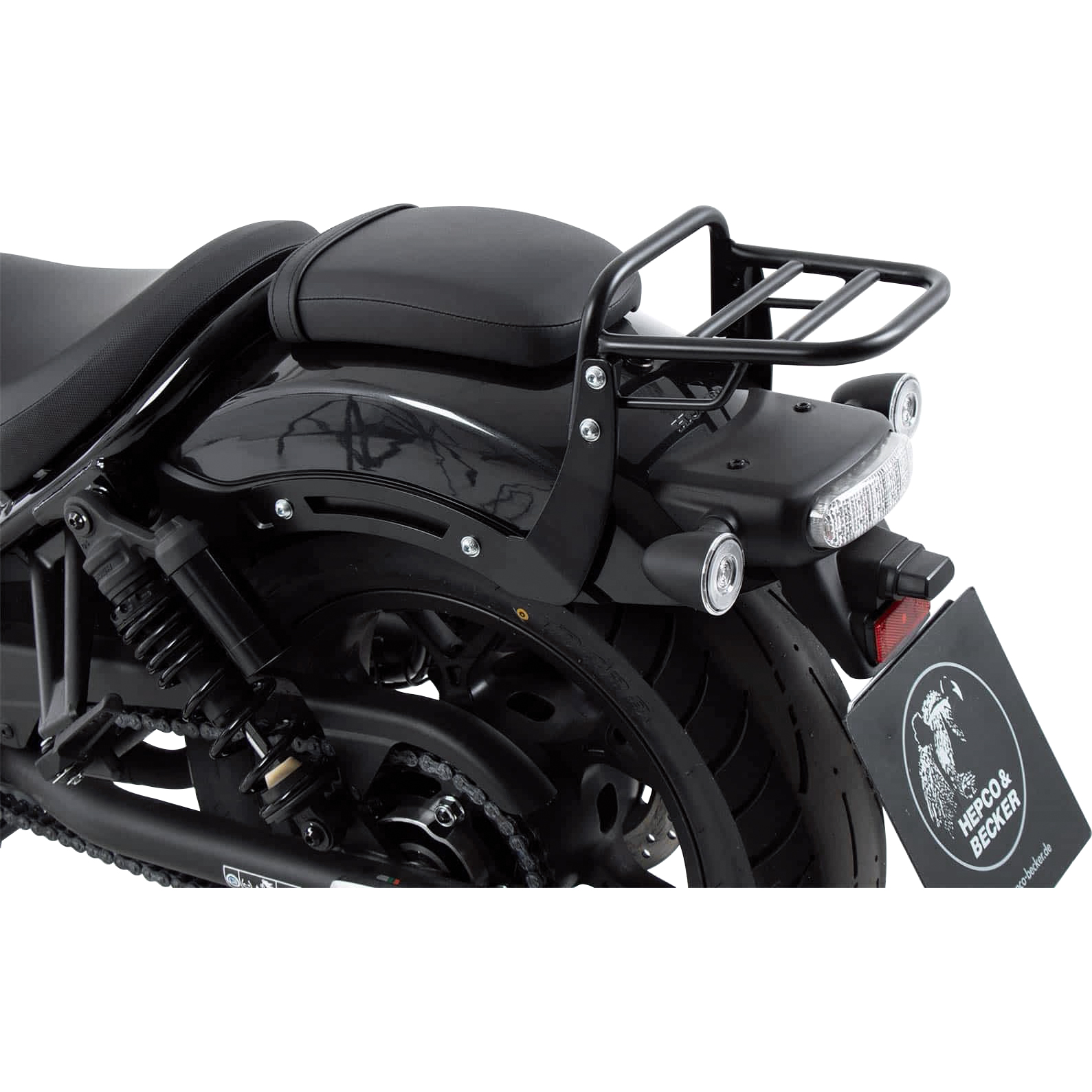 Hepco & Becker Rohrgepäckbrücke schwarz für Honda CMX 500 Rebel - Motorradzubehör - Motorradgepäck