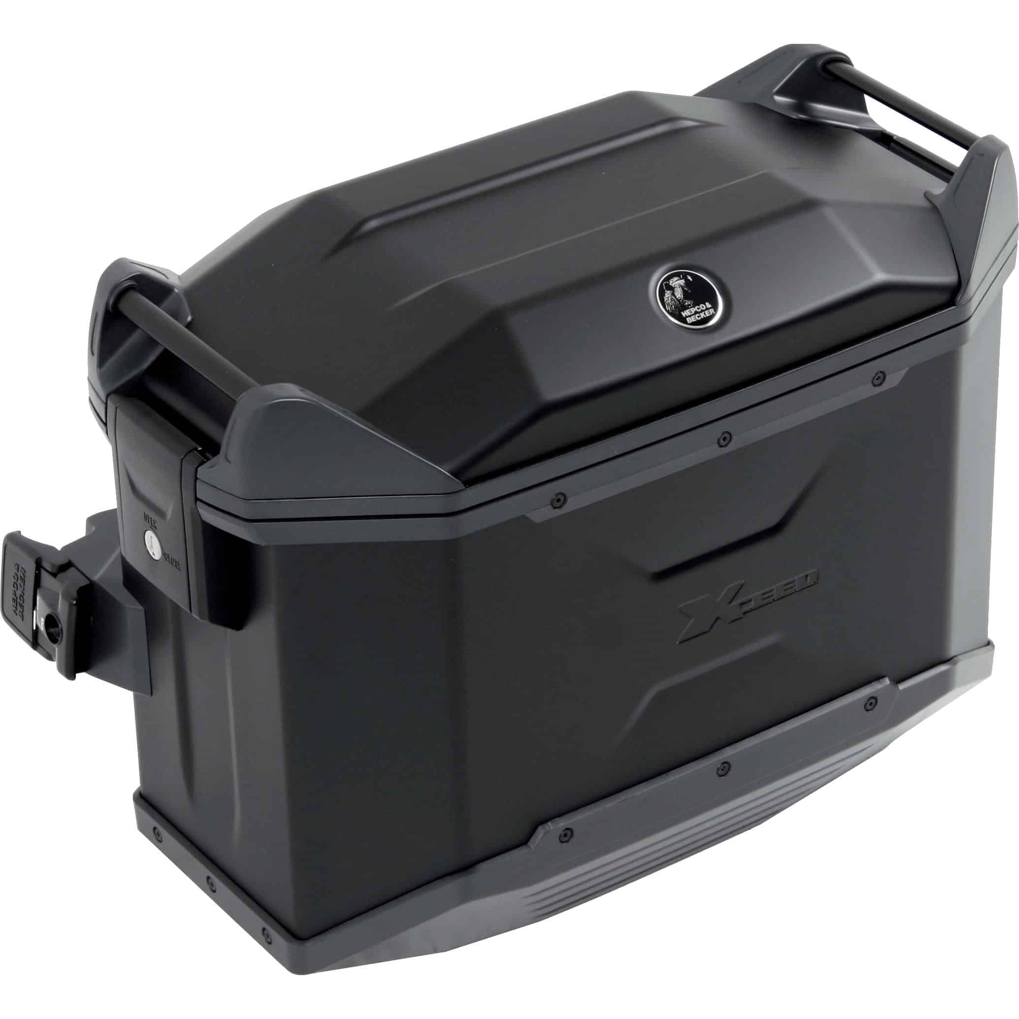 Hepco & Becker Seitenkoffer Xceed Aluminium 38 Liter schwarz rechts - Motorradzubehör - Motorradgepäck