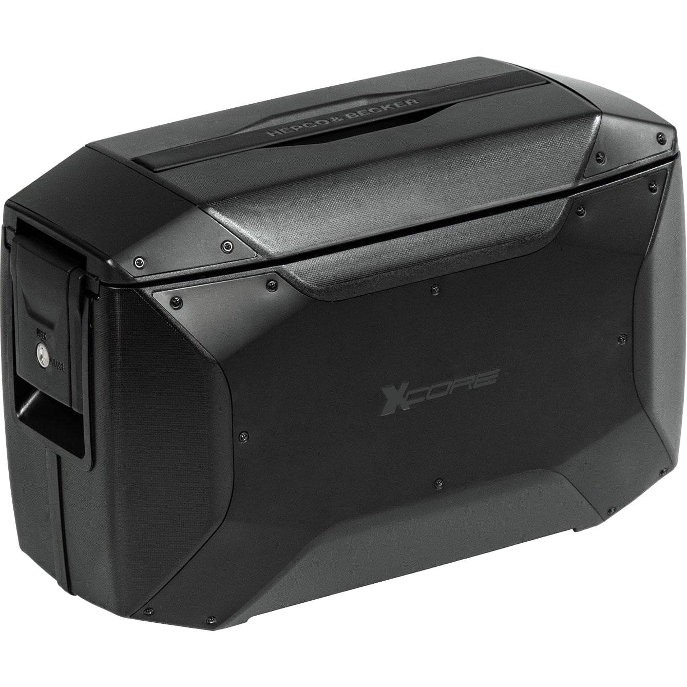 Hepco & Becker Seitenkoffer Xcore für C-Bow 18 Liter schwarz - Motorradzubehör - Motorradgepäck