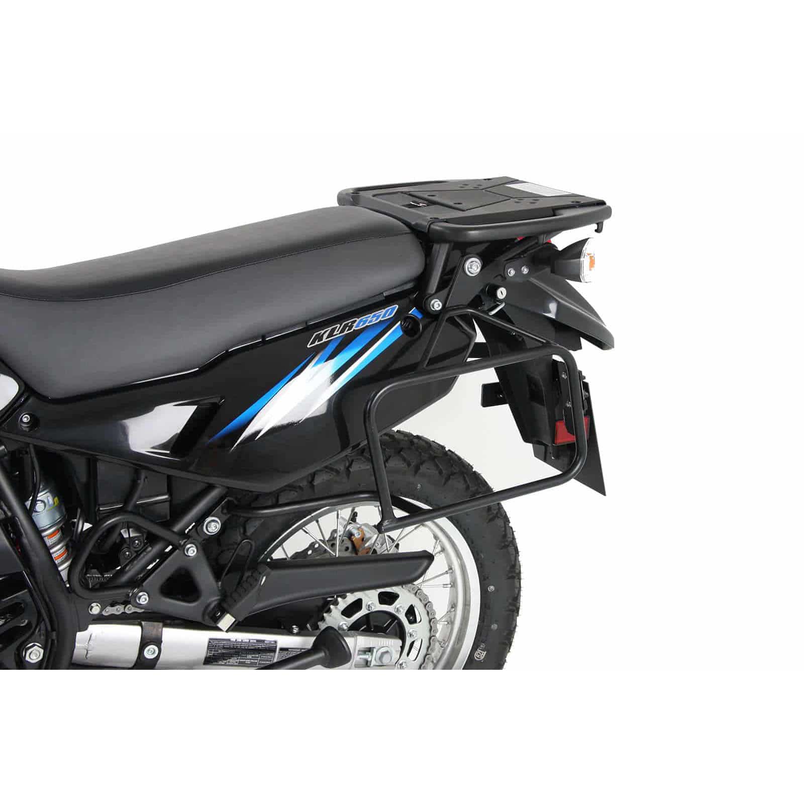 Hepco & Becker Seitenkofferträger Lock-it schwarz für Kawa KLR 650 2008- - Motorradzubehör - Motorradgepäck