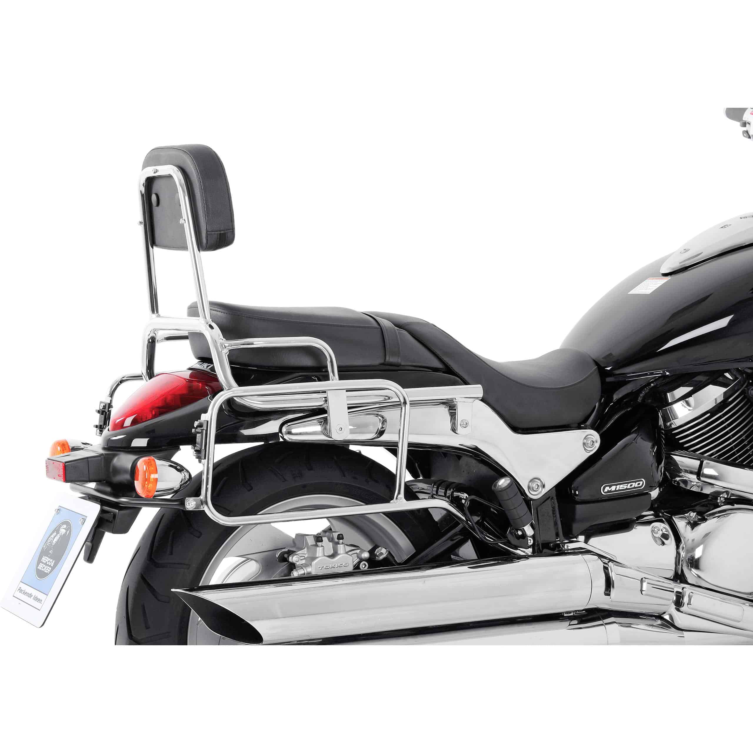 Hepco & Becker Seitenkofferträger chrom für Suzuki M 1500 Intruder - Motorradzubehör - Motorradgepäck
