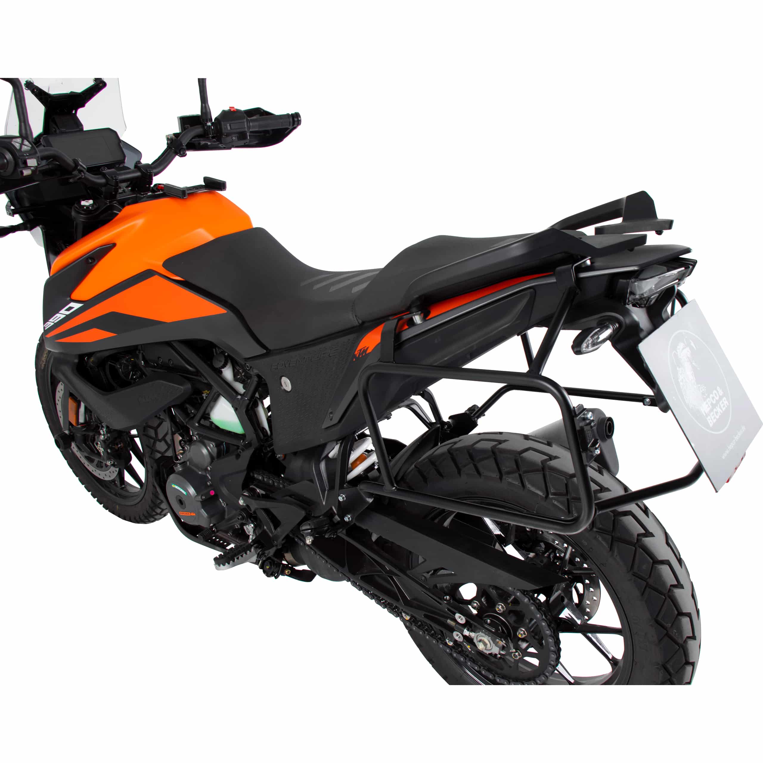 Hepco & Becker Seitenkofferträger schwarz für KTM 390 Adventure - Motorradzubehör - Motorradgepäck
