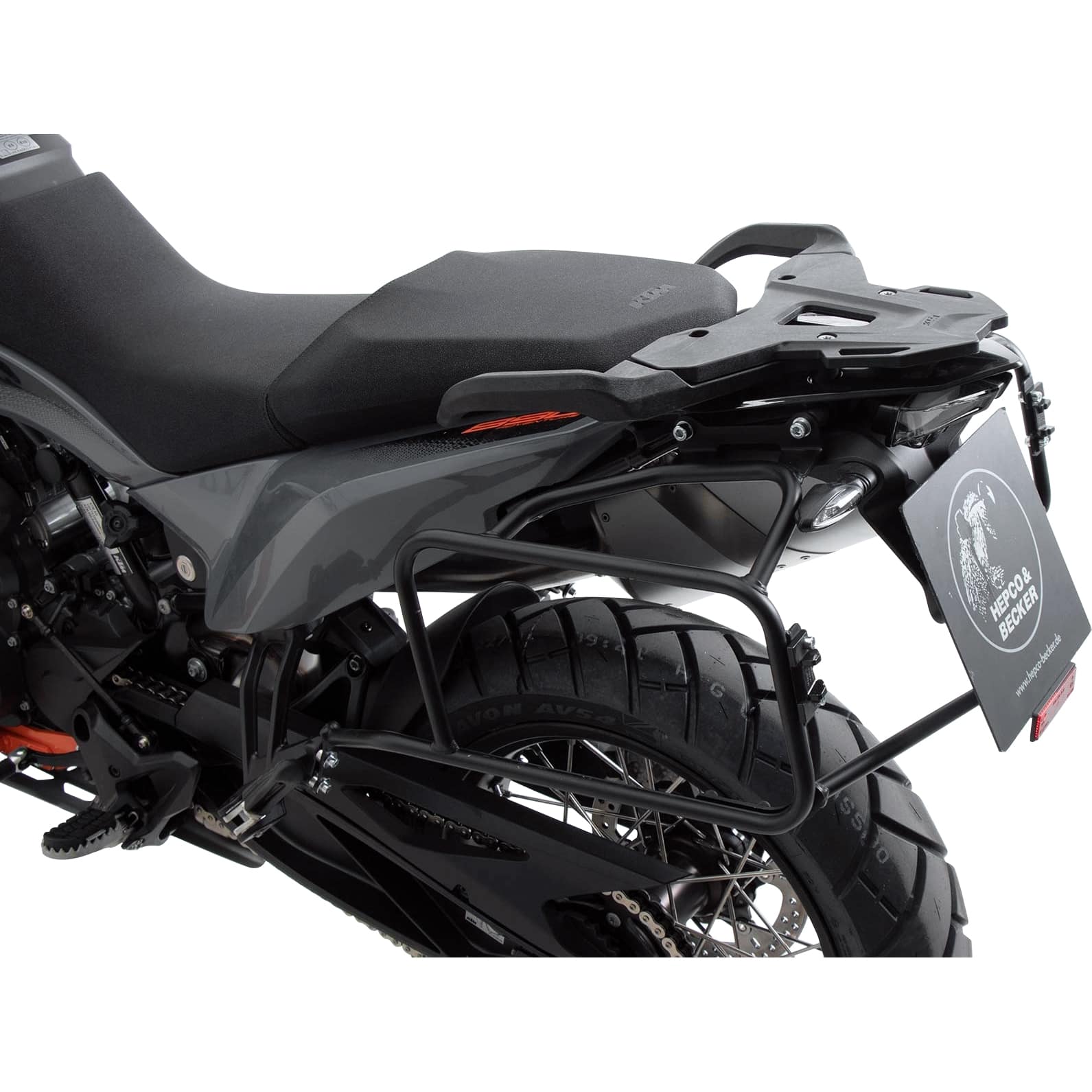 Hepco & Becker Seitenkofferträger schwarz für KTM 890 Adventure /R/Rally - Motorradzubehör - Motorradgepäck