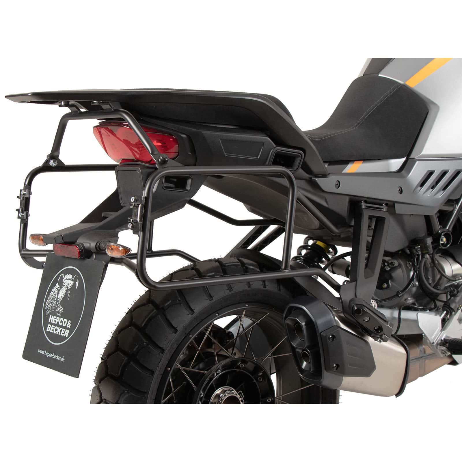 Hepco & Becker Seitenkofferträger schwarz für Moto Guzzi Stelvio 1000 - Motorradzubehör - Motorradgepäck