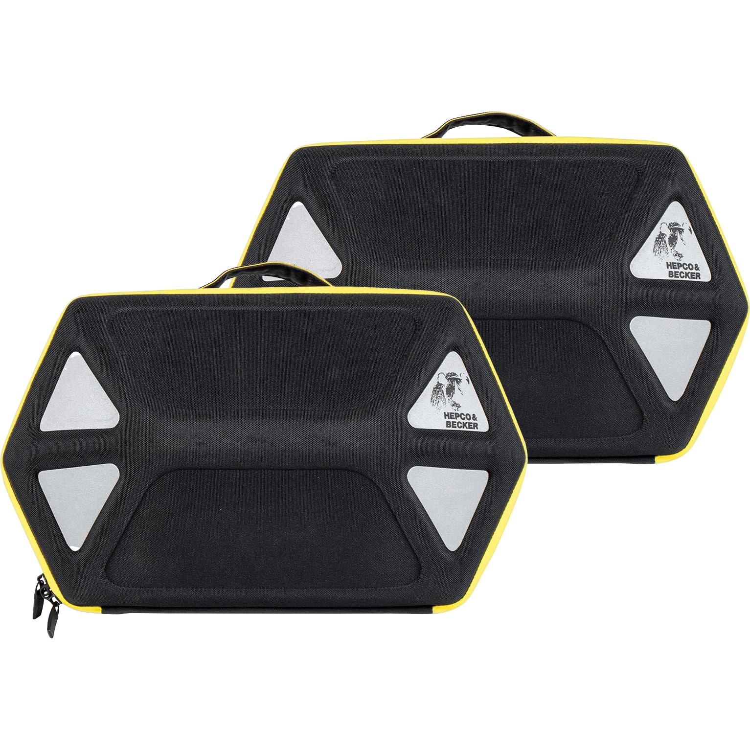 Hepco & Becker Seitentaschen Royster Speed für C-Bow Paar gelb/schwarz 26 L - Motorradzubehör - Motorradgepäck