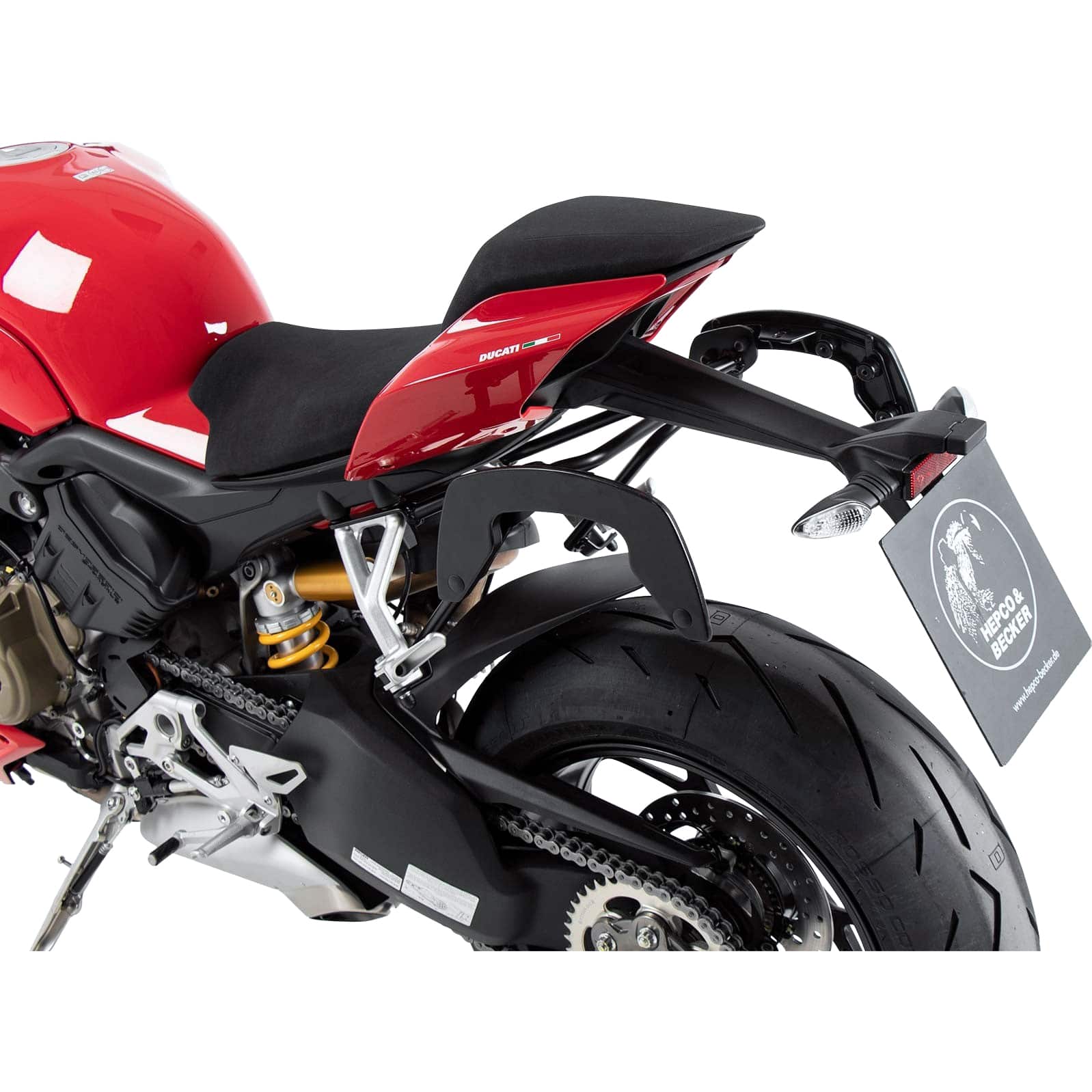 Hepco & Becker Seitentaschenhalter C-Bow schwarz für Duc Panigale V4 /S/R - Motorradzubehör - Motorradgepäck