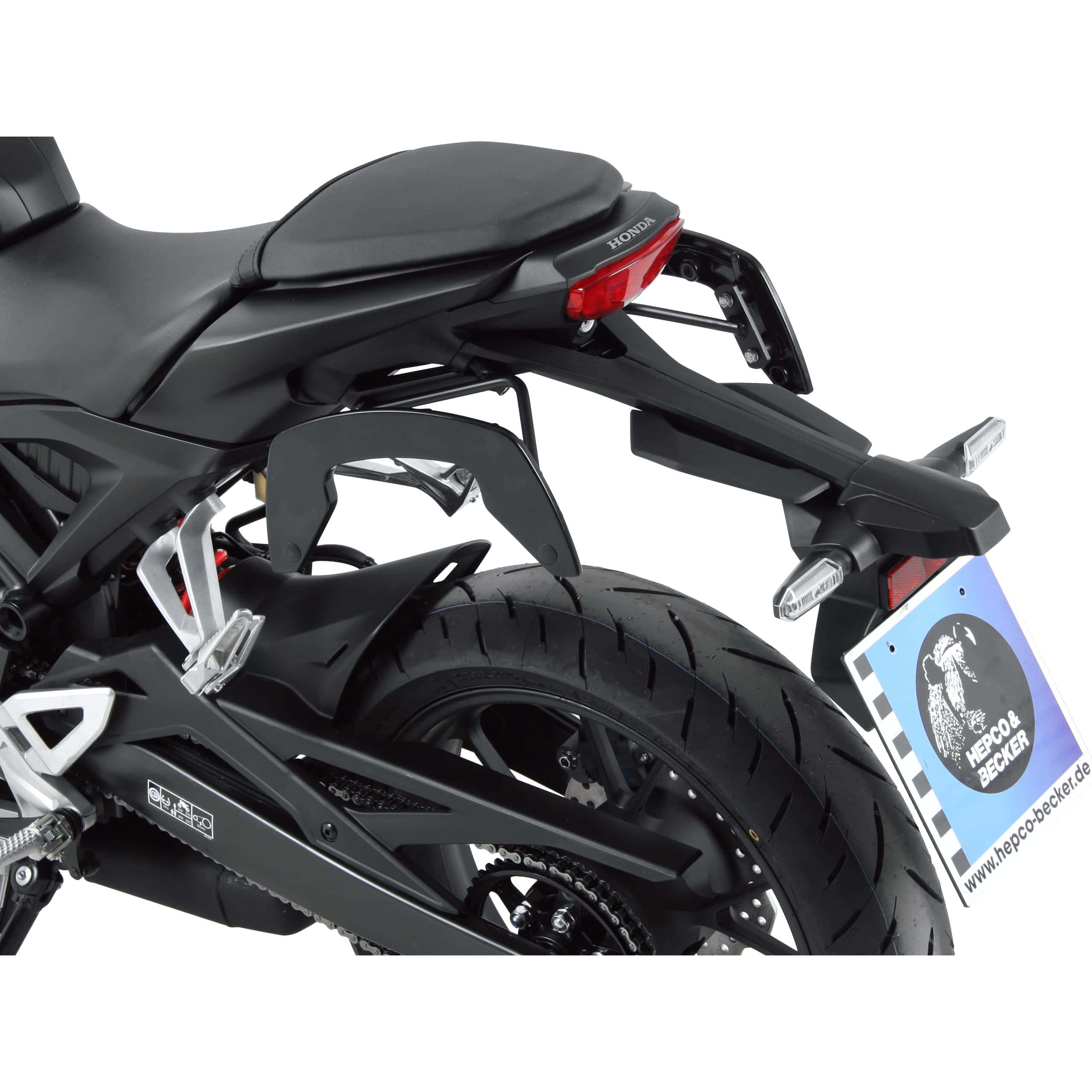 Hepco & Becker Seitentaschenhalter C-Bow schwarz für Honda CB 125 R 18-24 - Motorradzubehör - Motorradgepäck