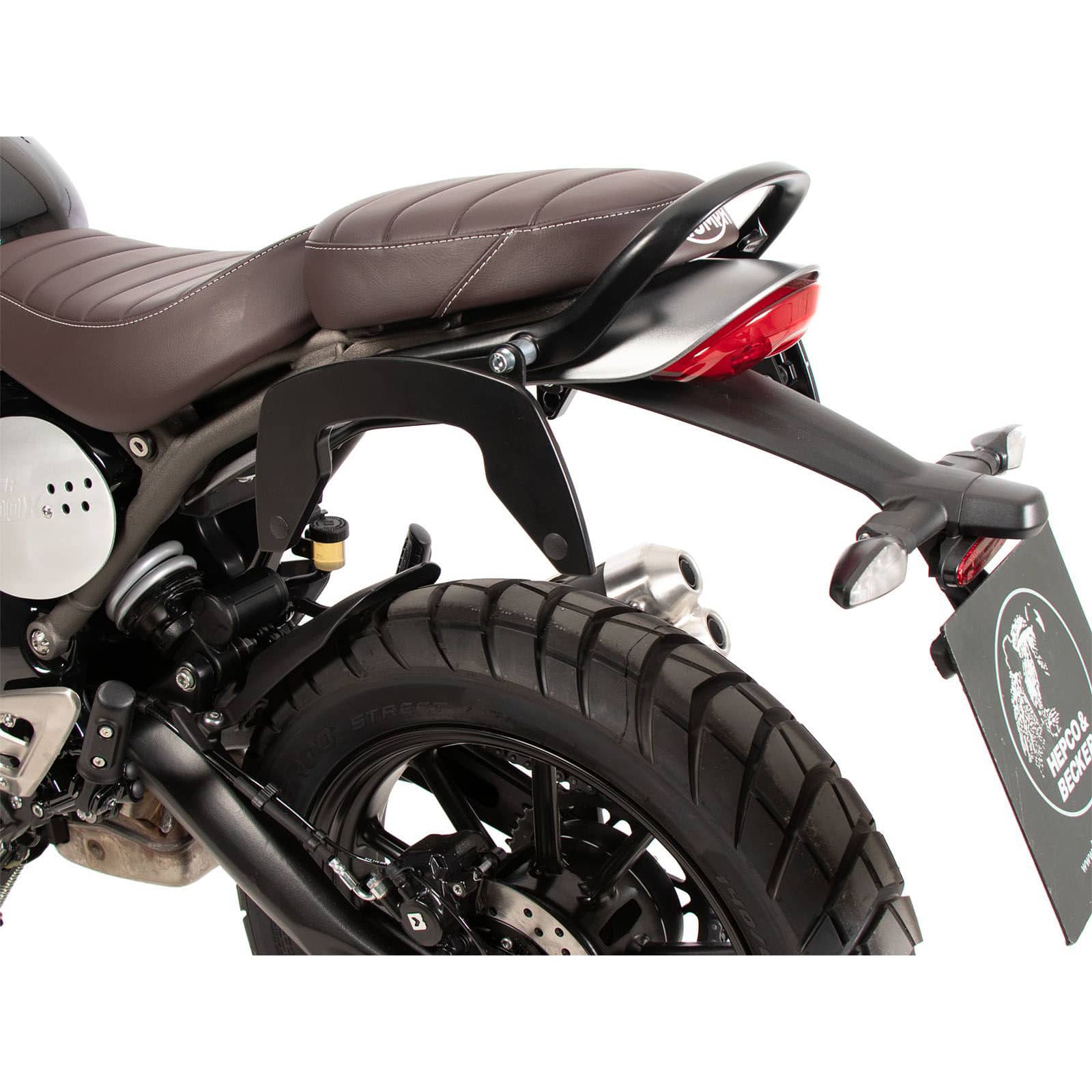 Hepco & Becker Seitentaschenhalter C-Bow schwarz für Triumph Scrambler 400 - Motorradzubehör - Motorradgepäck