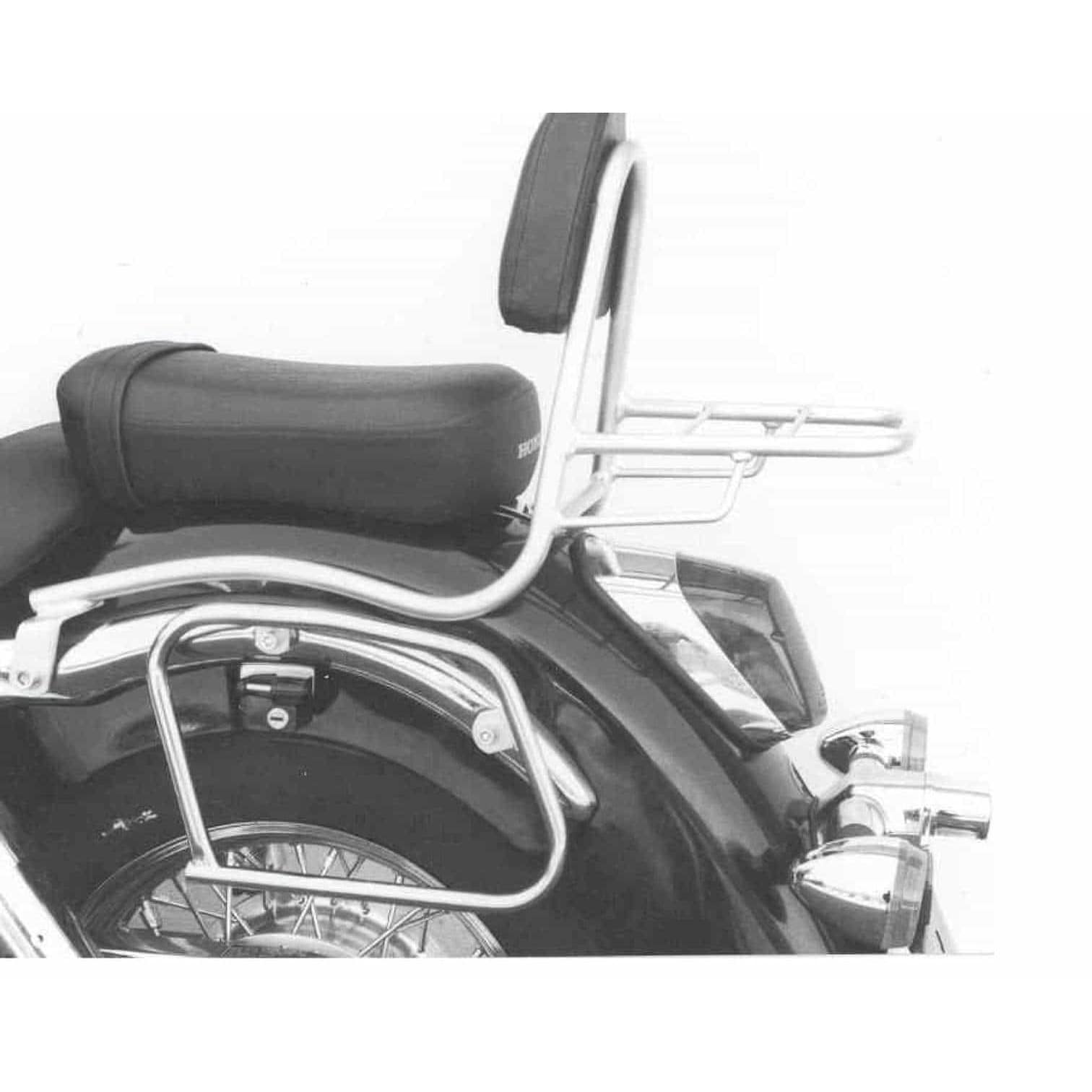 Hepco & Becker Sissybar mit Gepäckträger chrom für VT 750 C2 Shadow 97-01 - Motorradzubehör - Motorradgepäck