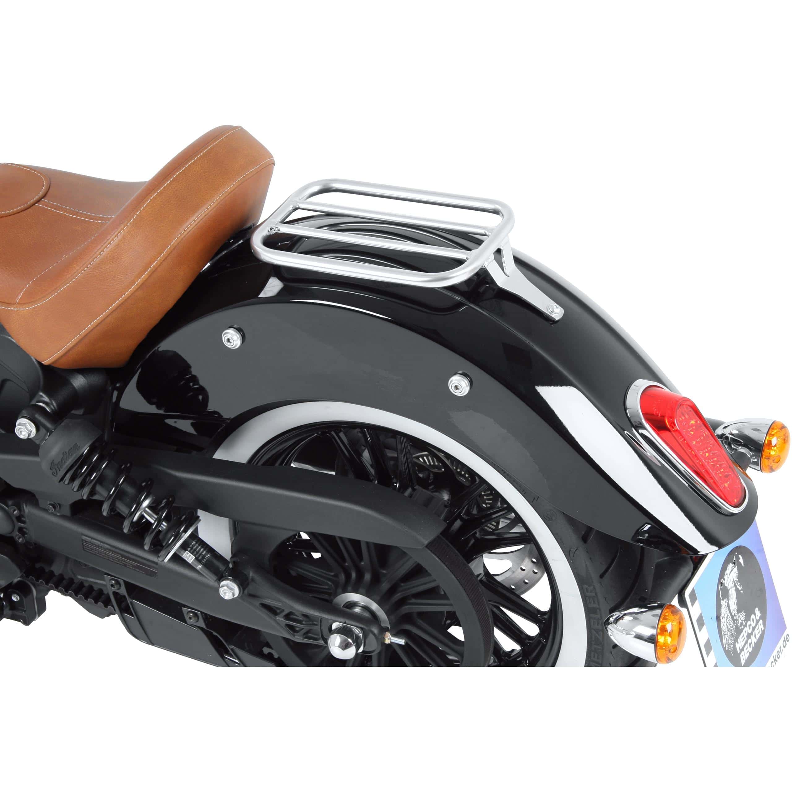 Hepco & Becker Solorack chrom für Indian Scout /Sixty - Motorradzubehör - Motorradgepäck