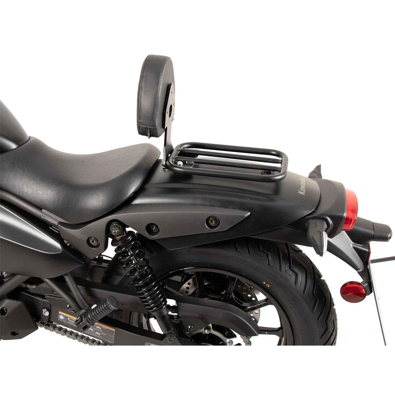 Hepco & Becker Solorack mit Rückenpolster schwarz für Kawasaki Eliminator 5 - Motorradzubehör - Motorradgepäck
