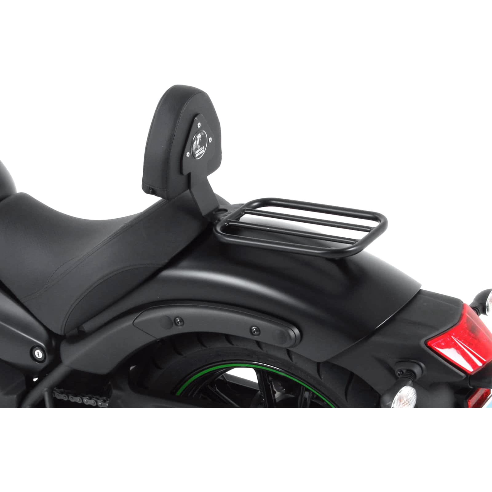 Hepco & Becker Solorack mit Rückenpolster schwarz für Kawasaki Vulcan 650 S - Motorradzubehör - Motorradgepäck