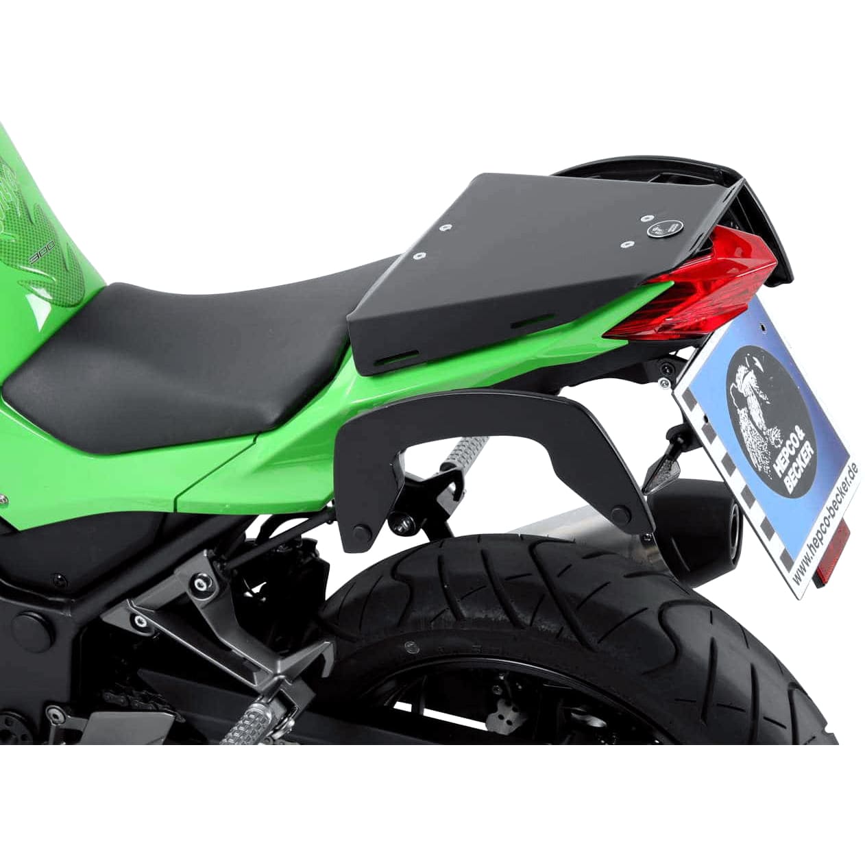 Hepco & Becker Sportrack schwarz für Kawasaki Ninja 300 2013-2017 - Motorradzubehör - Motorradgepäck