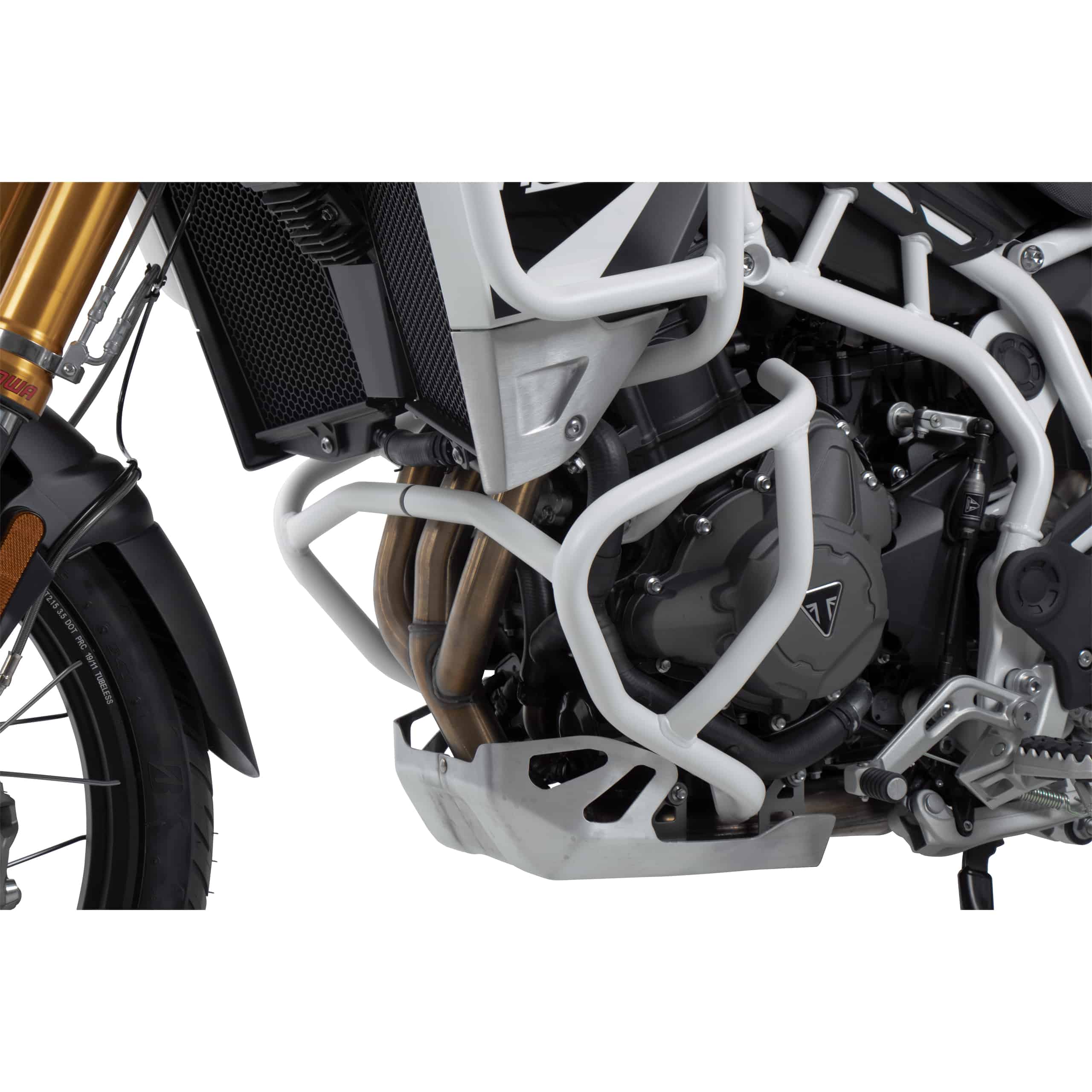 Hepco & Becker Sturzbügel Motor weiß für Triumph Tiger 900 2020-2023 - Motorradteile & Ersatzteile - Anbauteile
