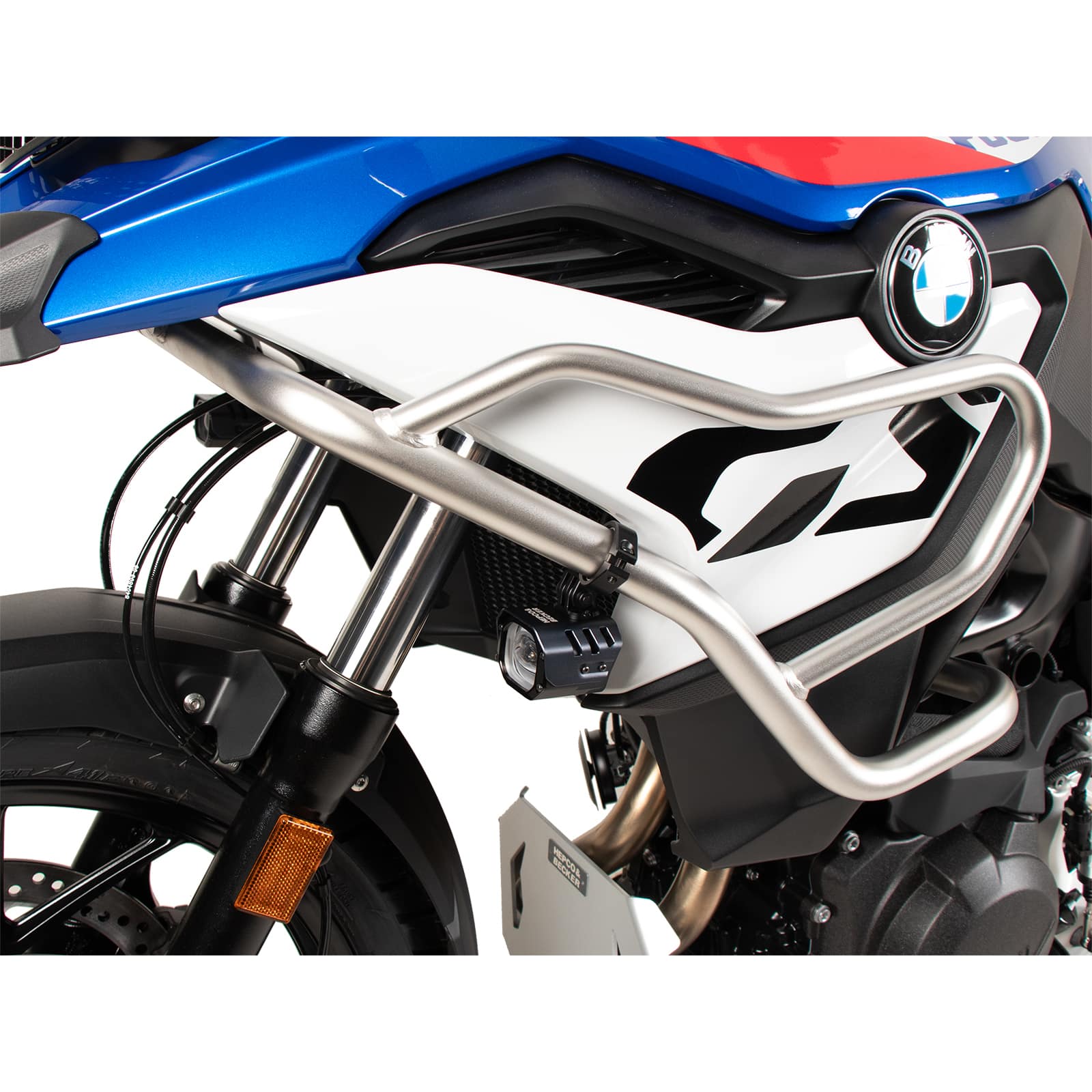 Hepco & Becker Sturzbügel Tank Edelstahl für BMW F 800 GS 2024- - Motorradteile & Ersatzteile - Anbauteile