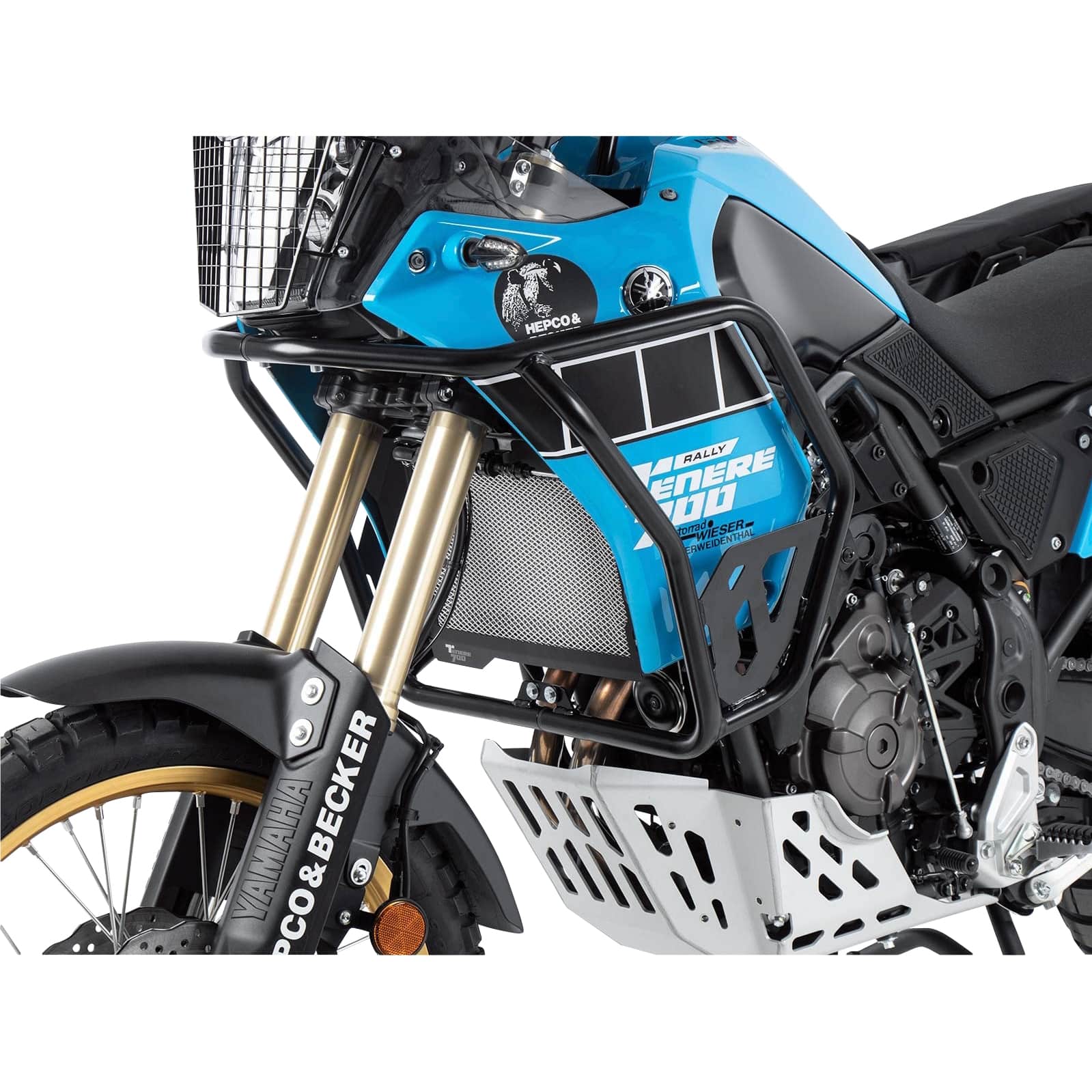 Hepco & Becker Sturzbügel Tank groß schwarz für Yamaha XT 700 Z Tenere - Motorradteile & Ersatzteile - Anbauteile