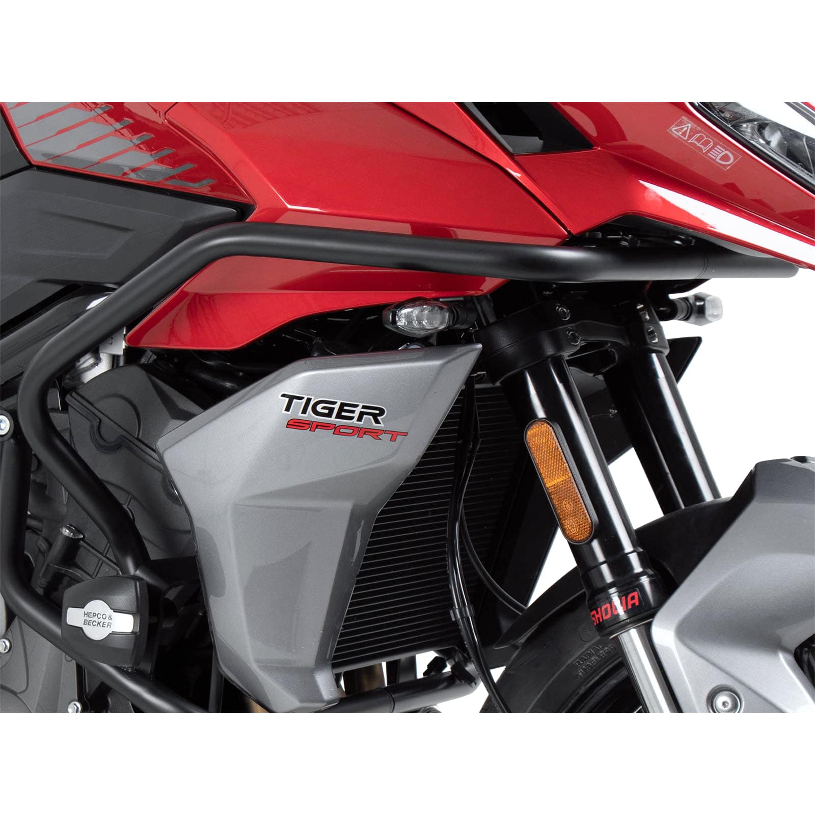 Hepco & Becker Sturzbügel Tank schwarz für Triumph Tiger 660 Sport - Motorradteile & Ersatzteile - Anbauteile