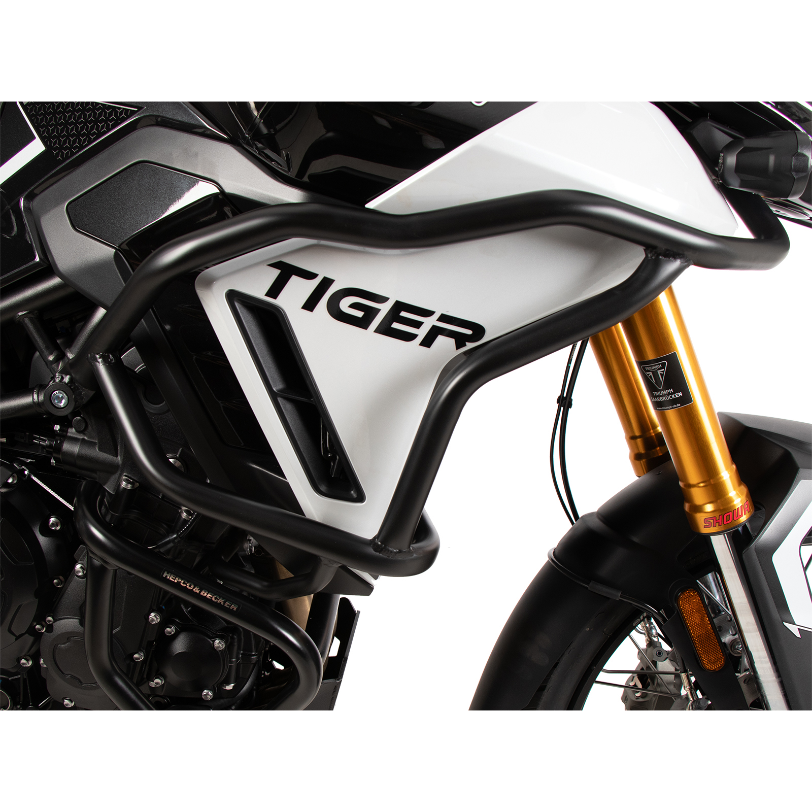 Hepco & Becker Sturzbügel Tank solid schwarz für Tiger 900 GT /Pro 2024- - Motorradteile & Ersatzteile - Anbauteile