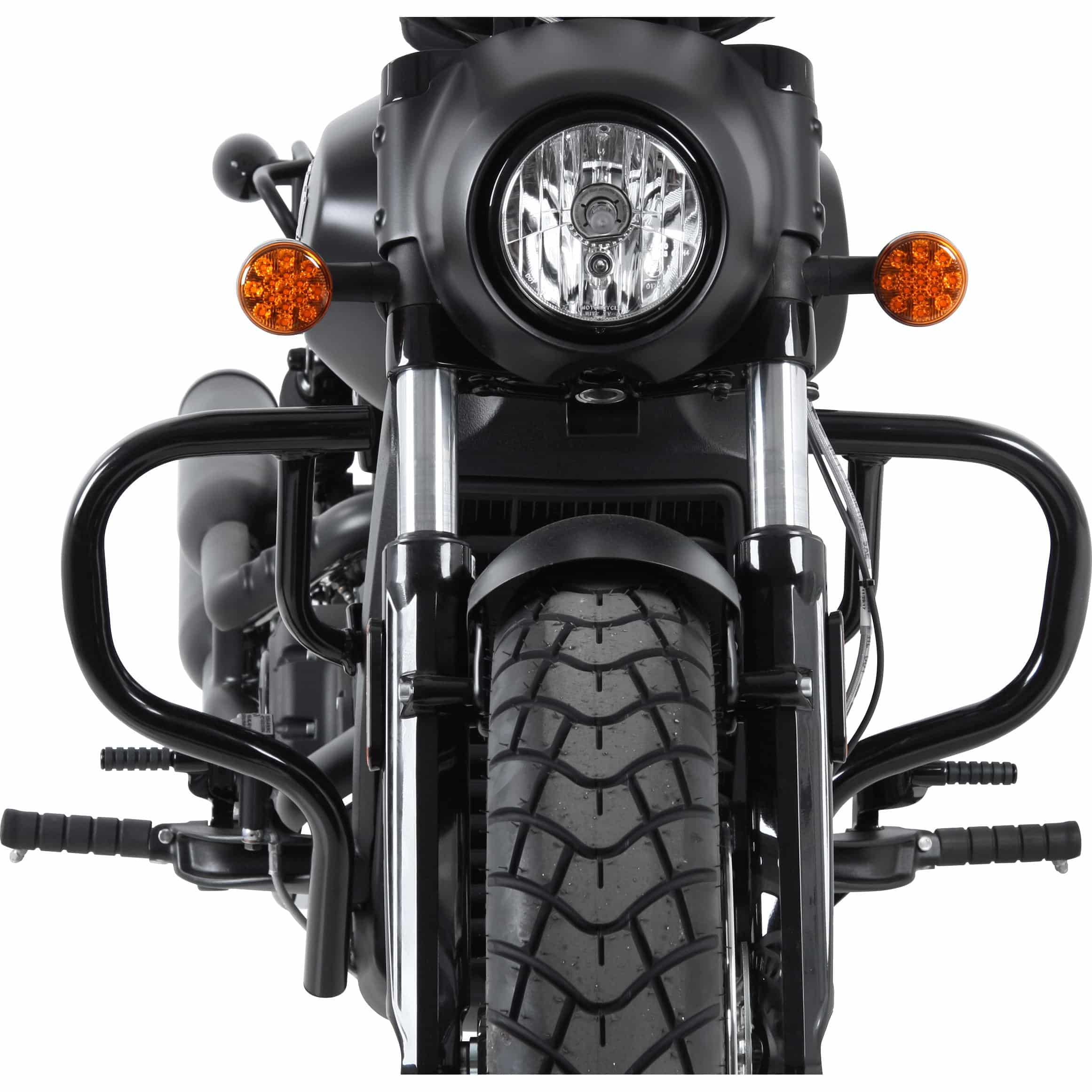 Hepco & Becker Sturzbügel an Indian Scout Bobber schwarz - Motorradteile & Ersatzteile - Anbauteile